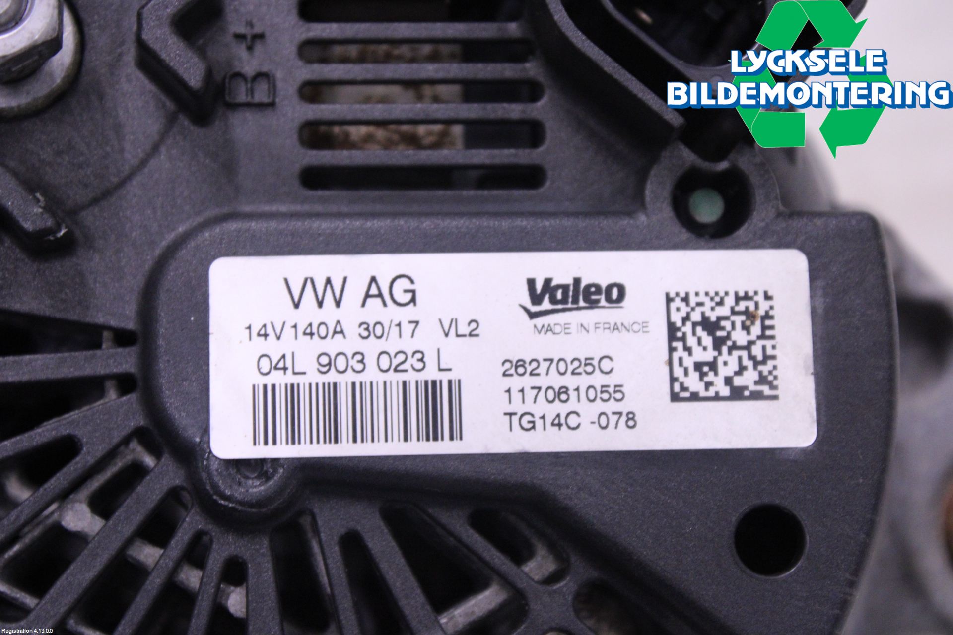 Volkswagen VW TIGUAN 16-24 Generator