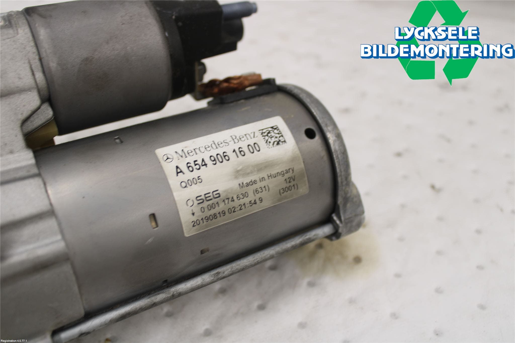 Mercedes-Benz MB C-KLASS (W205) 14-21 Startmotor Diesel