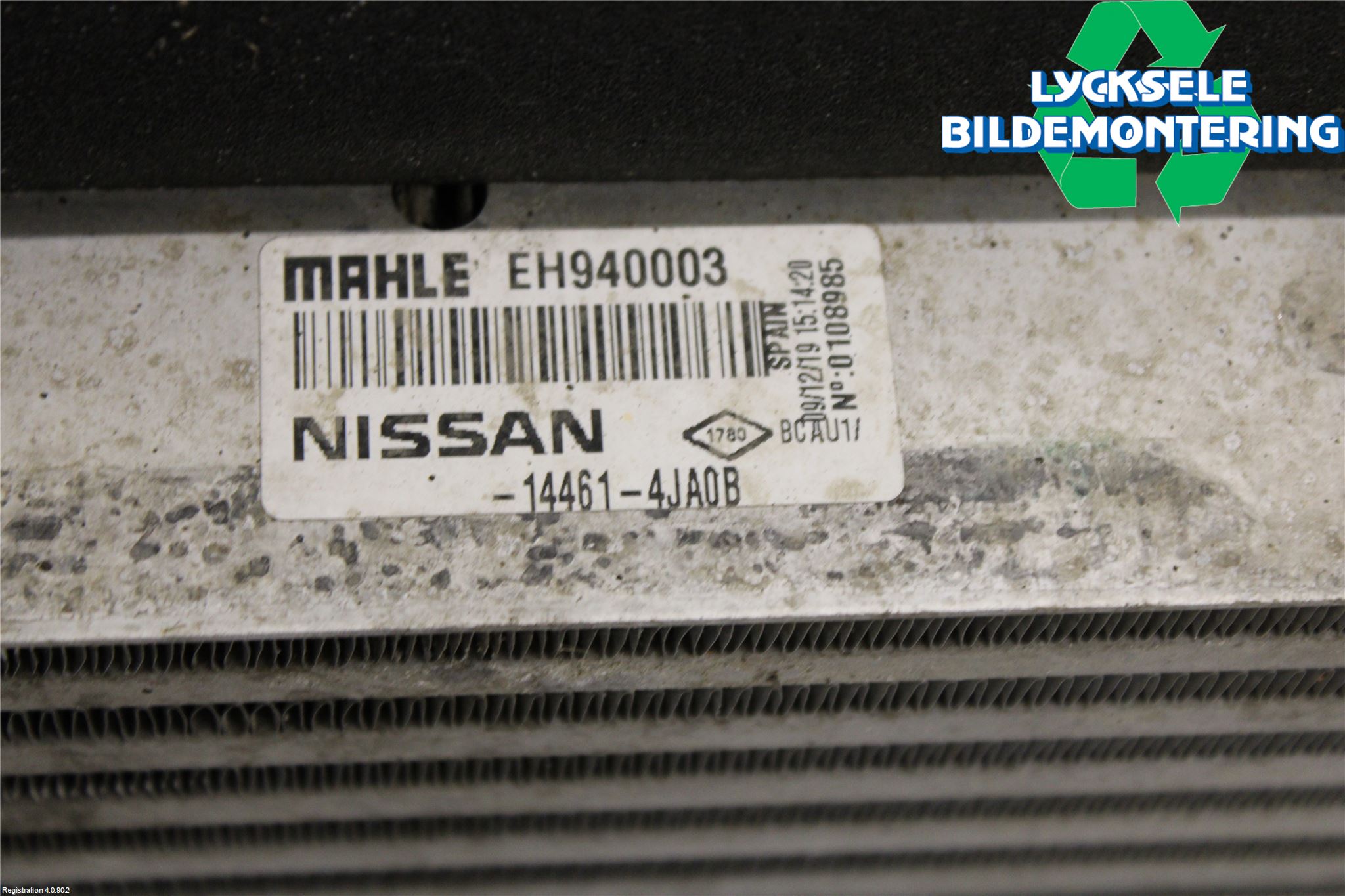 Nissan NAVARA, TREK-1 17-21 Laddluft-Intercooler Kyl