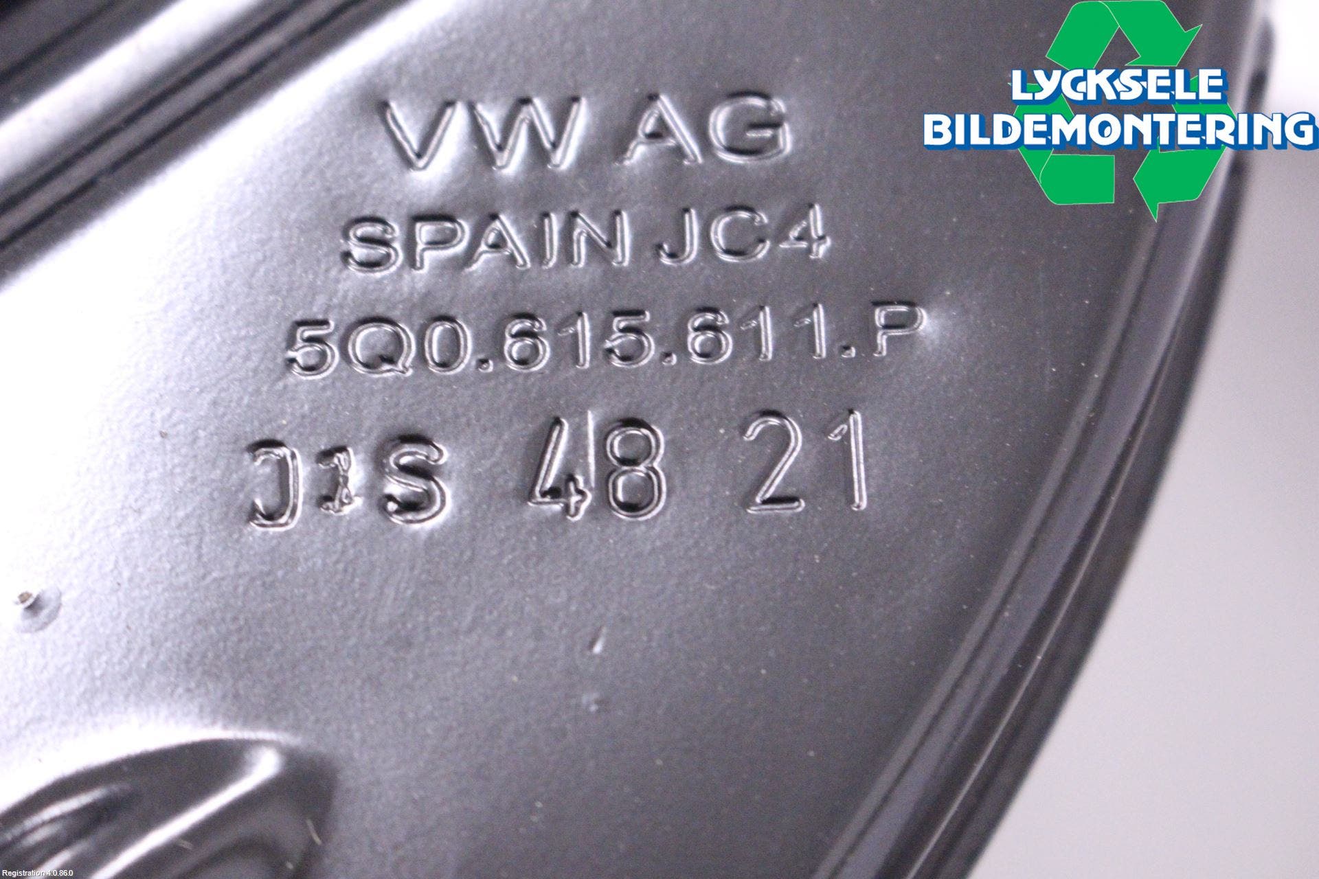 Volkswagen VW T-ROC 18- Bromssköld Bak