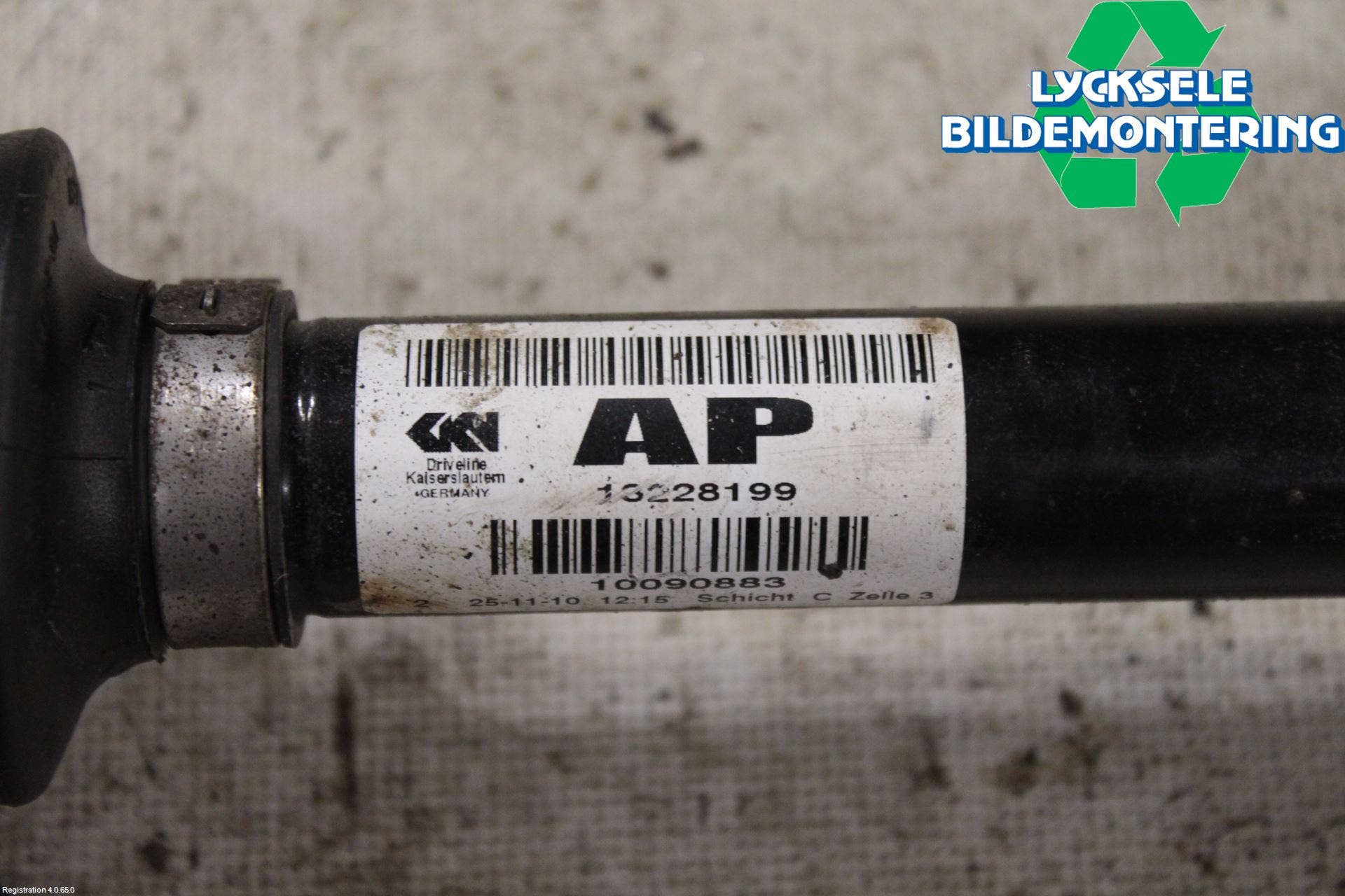 Opel INSIGNIA 09-16 Drivaxel Fram Höger