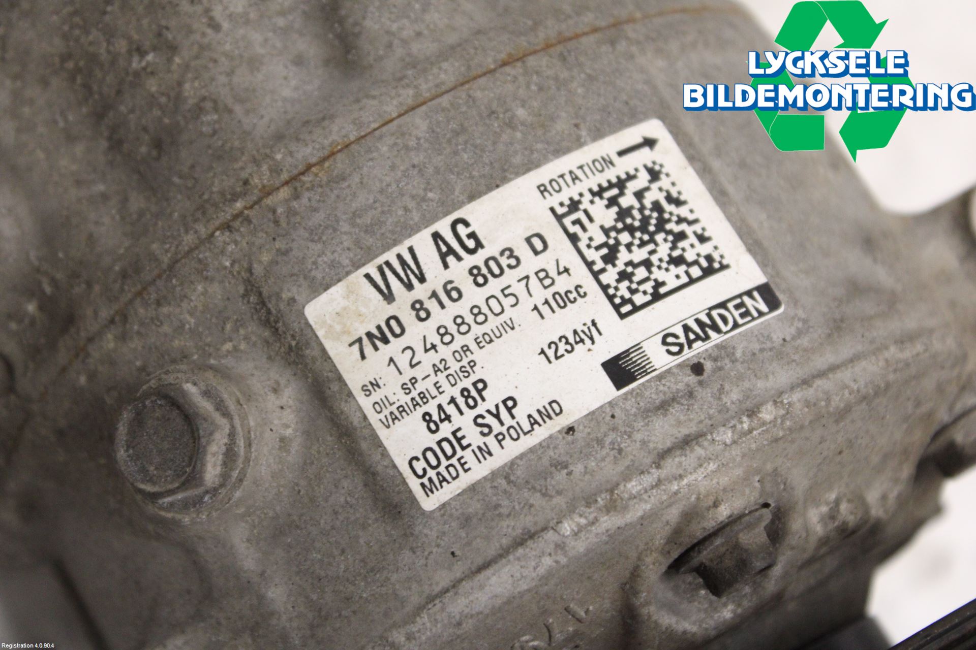 Volkswagen VW SHARAN 11- Ac Kompressor