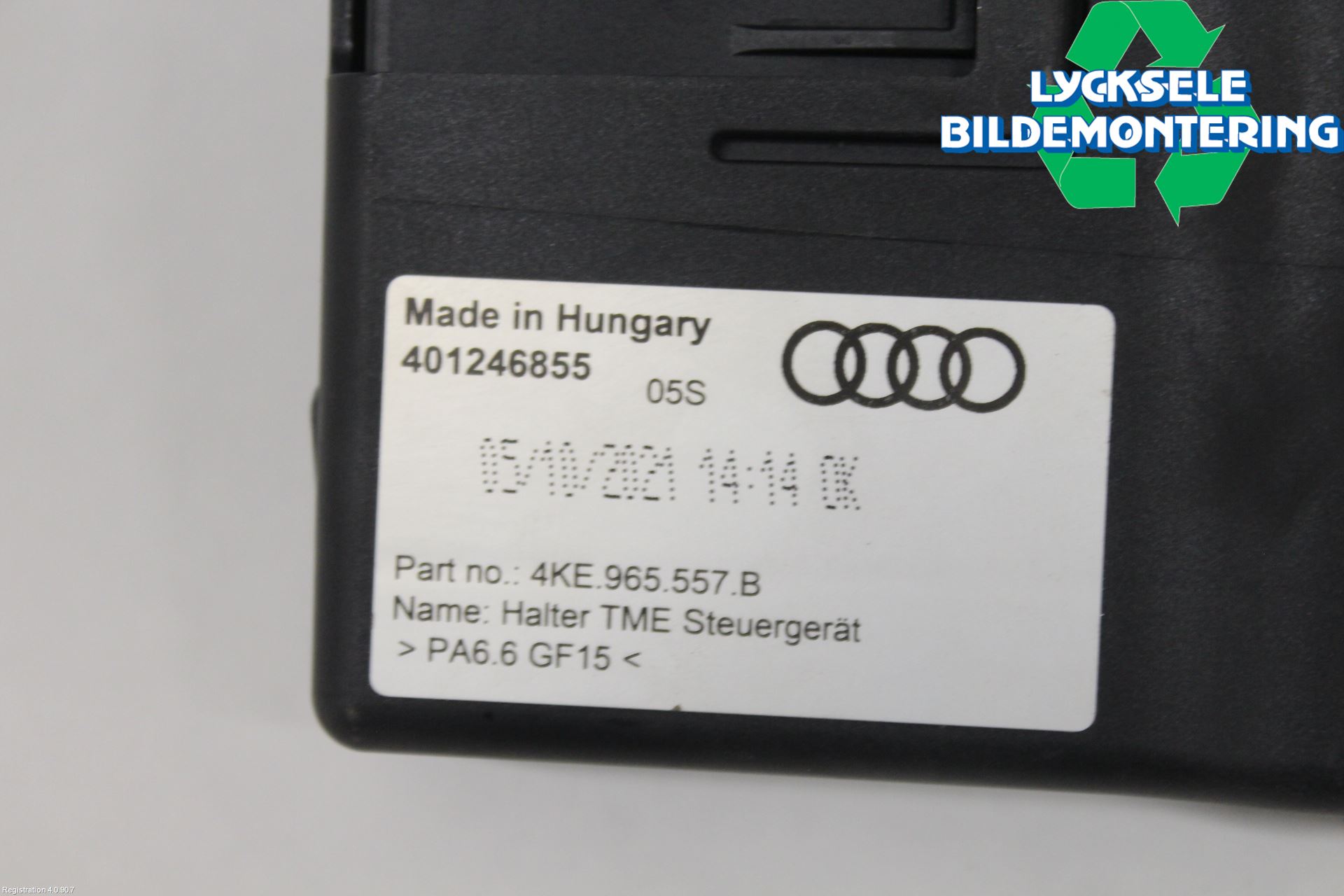 Audi E-TRON, S GE 19- Styrenhet Övrigt