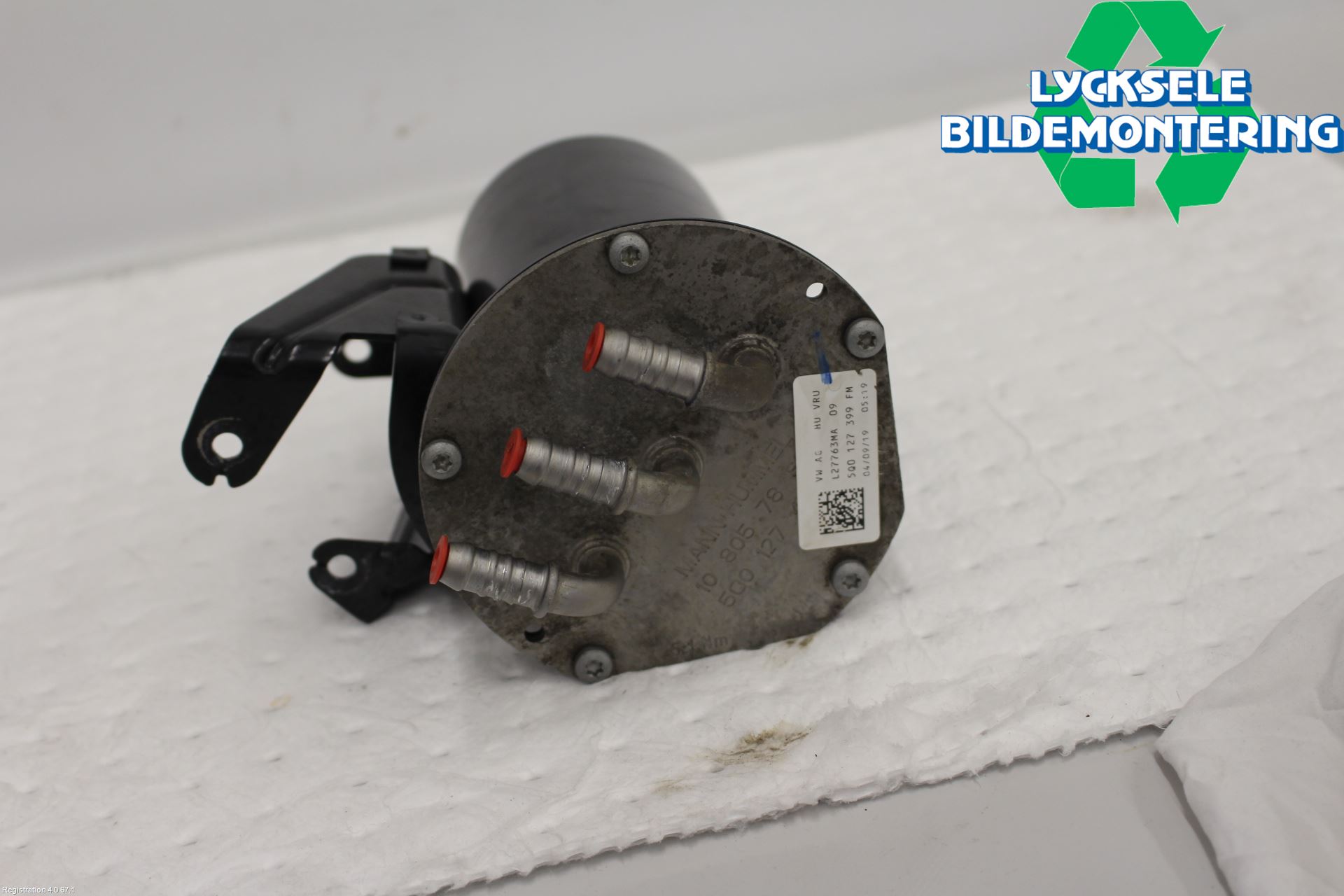 Volkswagen VW ARTEON 17- Bränslefilter-Hållare