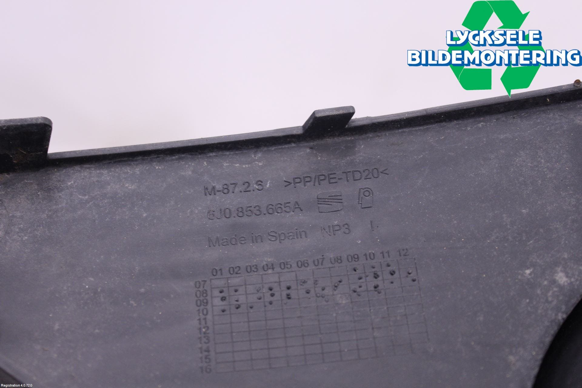 Seat IBIZA IV 08-16 Dimljussarg Fram