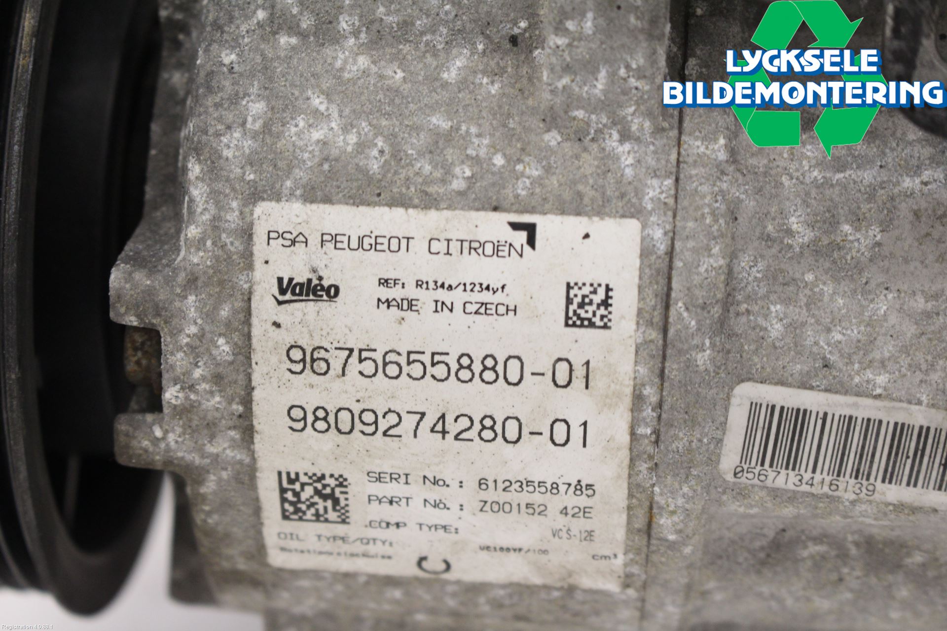 Peugeot 308 14-21 Ac Kompressor