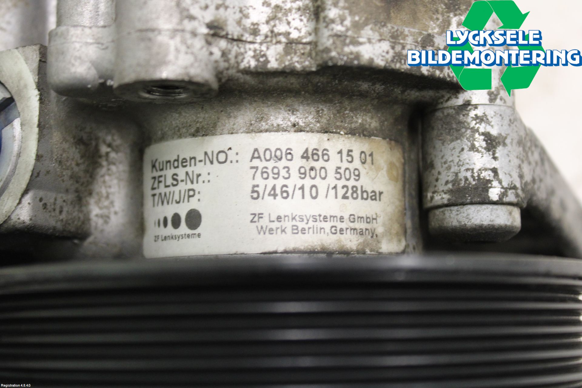 Mercedes-Benz MB C-KLASS (W204) 07-15 Styrservopump