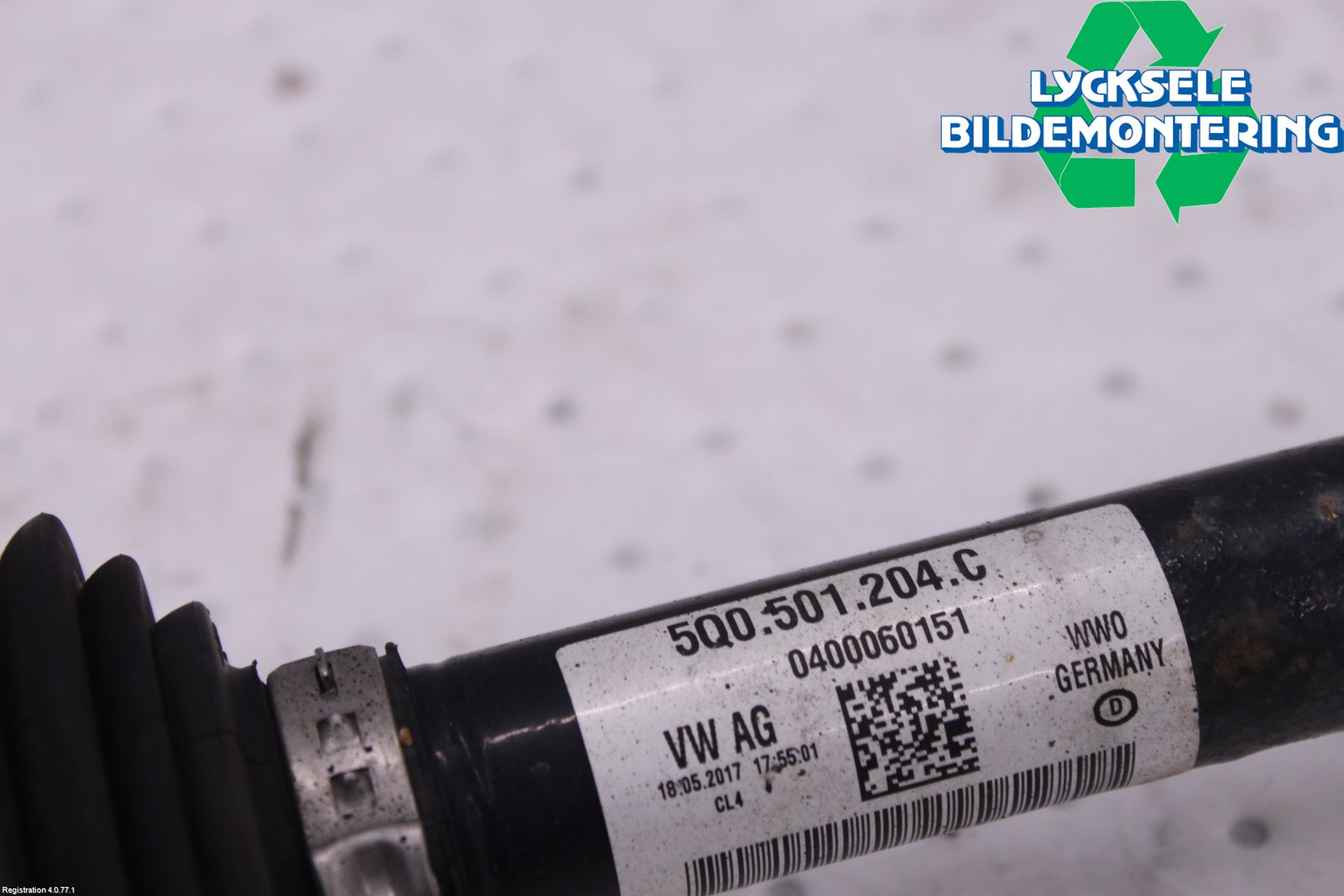 Skoda OCTAVIA (5E) 13-20 Drivaxel Bak Höger