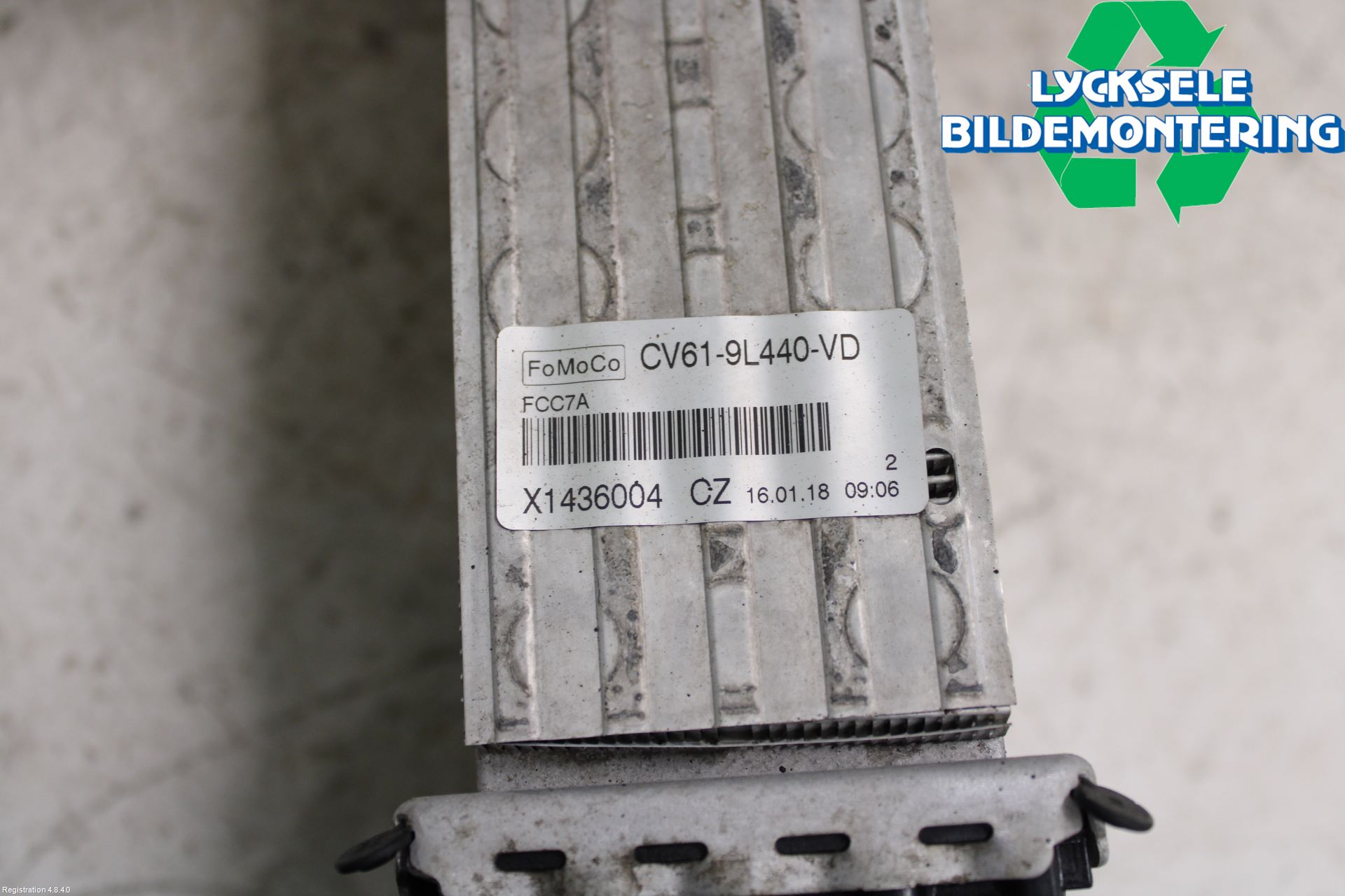 Ford FOCUS 15-18 Laddluft-Intercooler Kyl