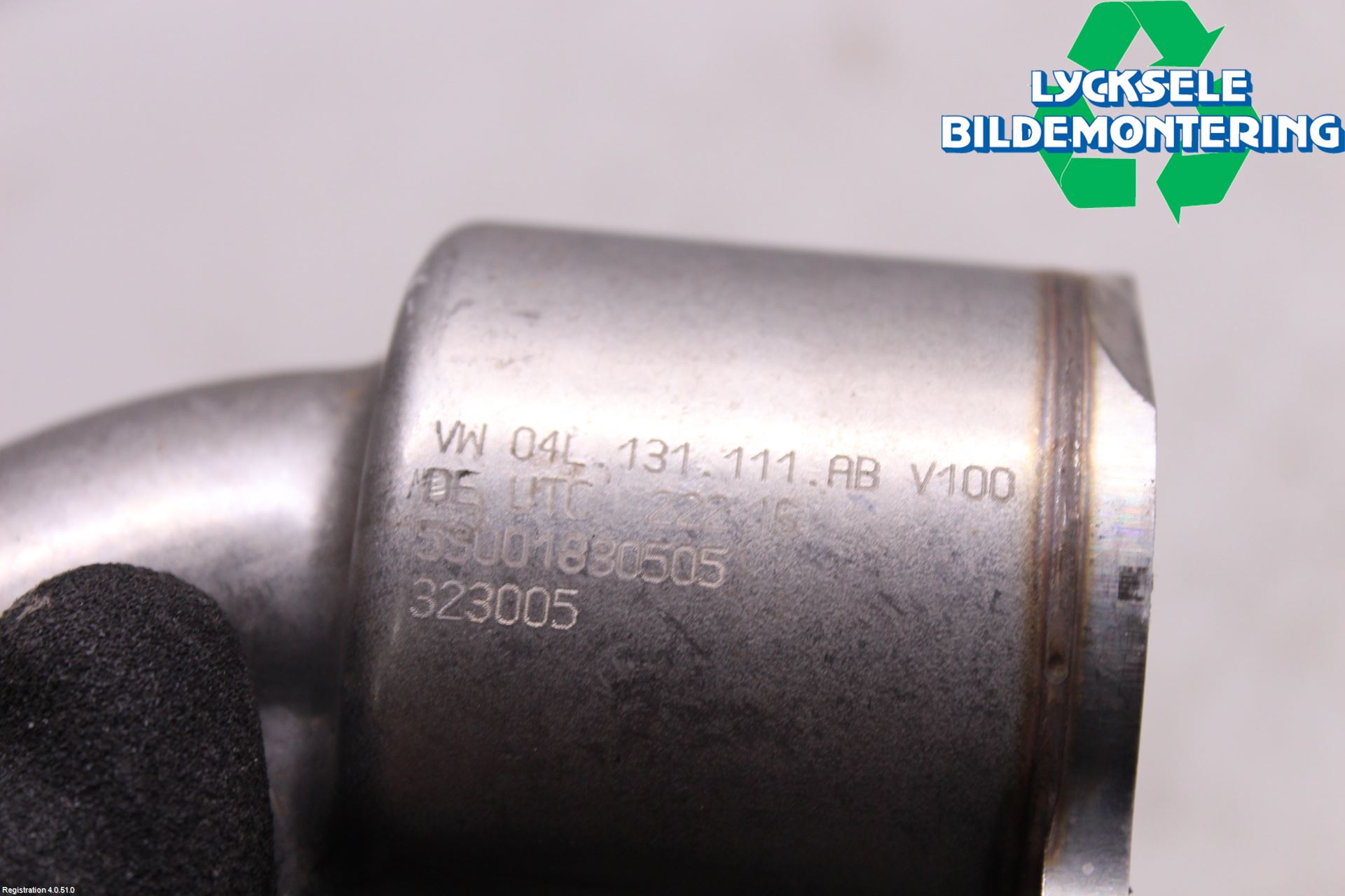 Audi A6/S6 4G 11-18 Laddluft-Intercoolerrör