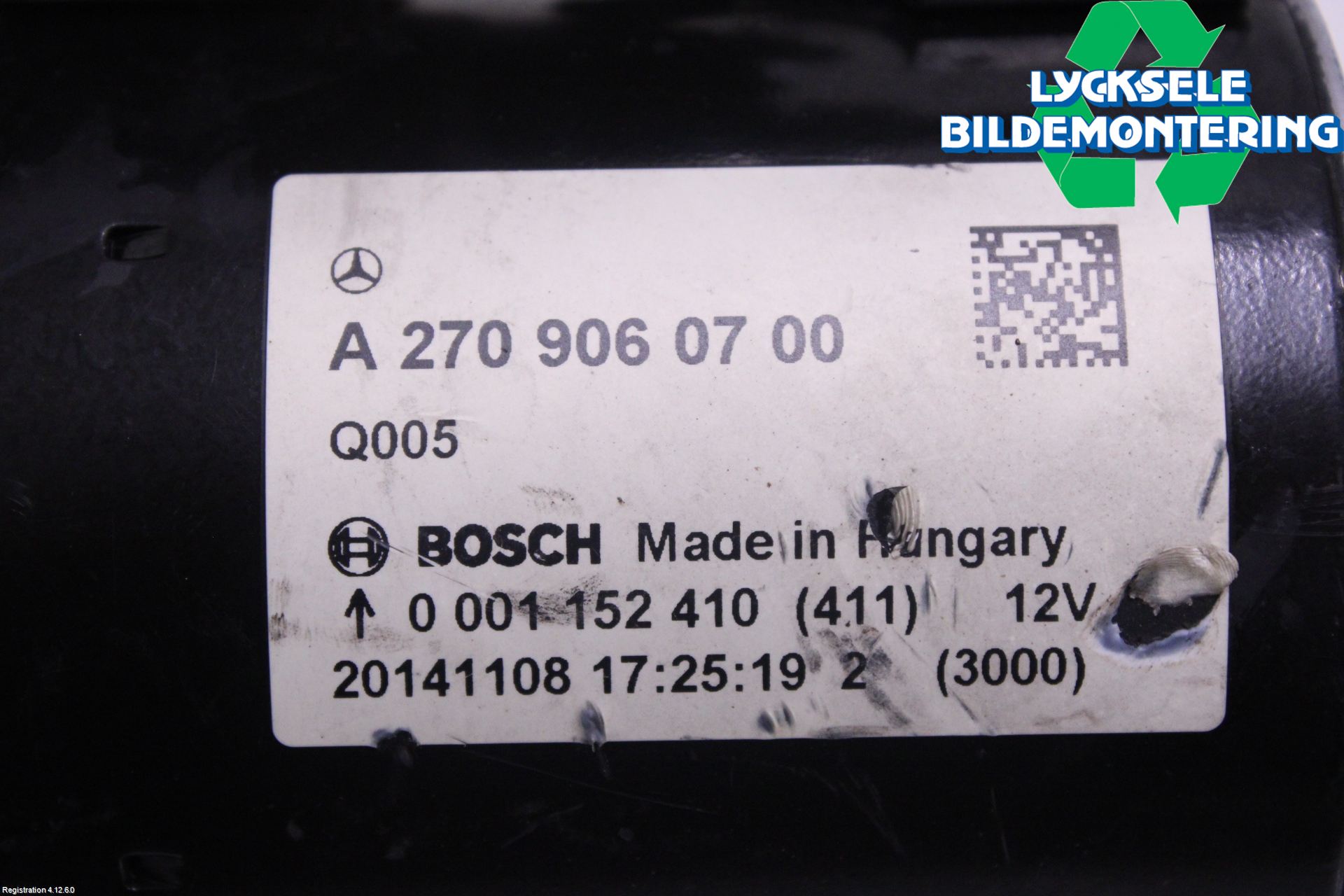 Mercedes-Benz MB CLA-KLASS (C117/X117) 13-19 Startmotor