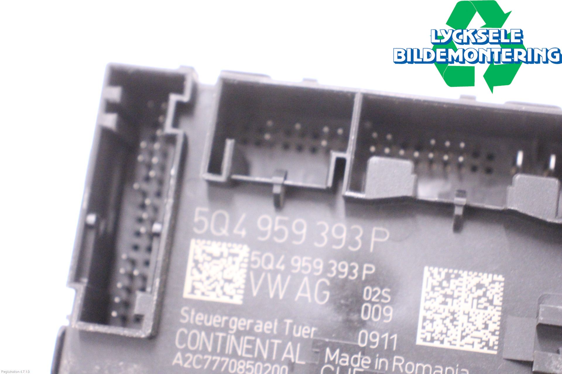 Volkswagen VW CADDY 21- Styrenhet Dörr