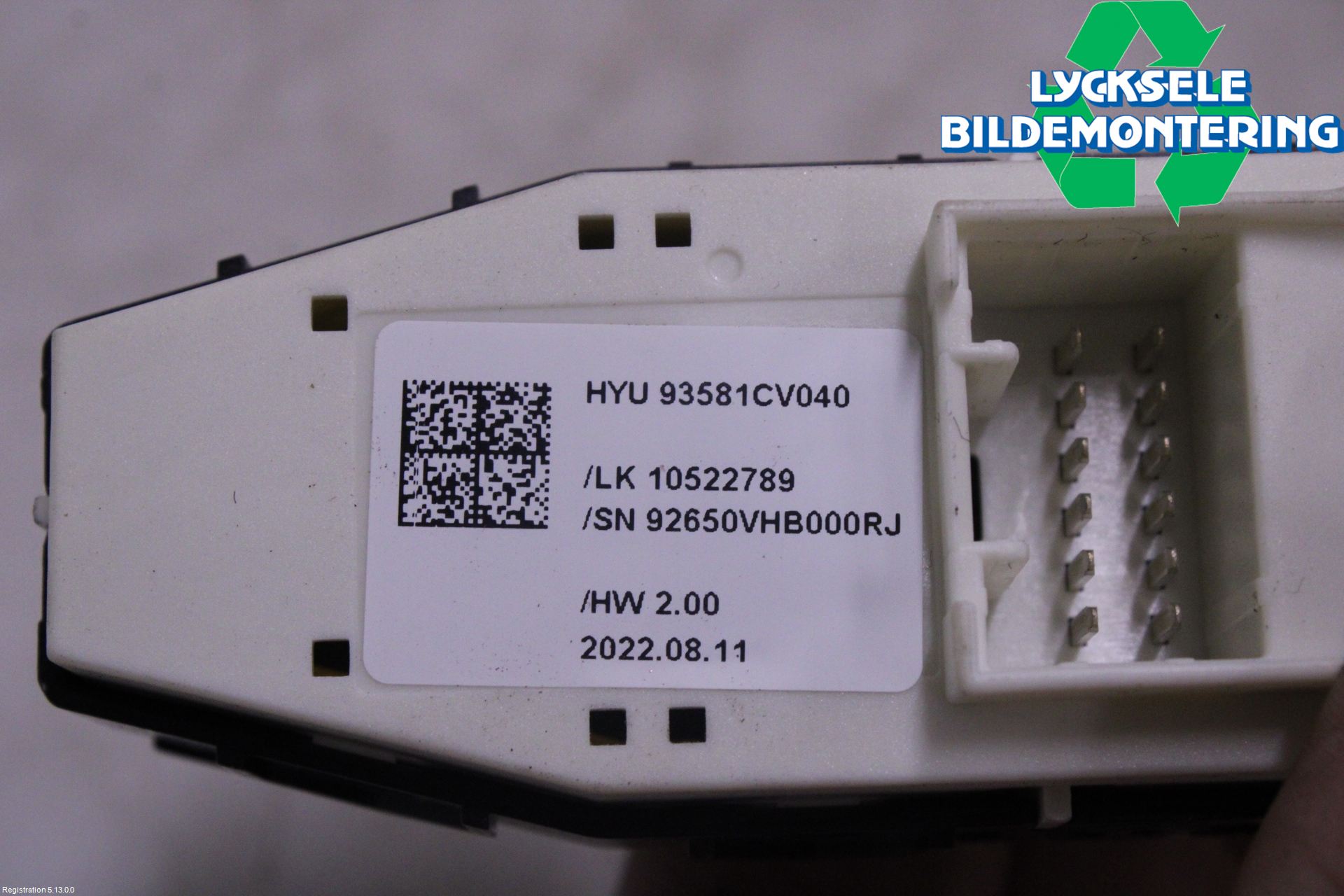 Kia EV6 (CV) 22- Strömställare Elhiss