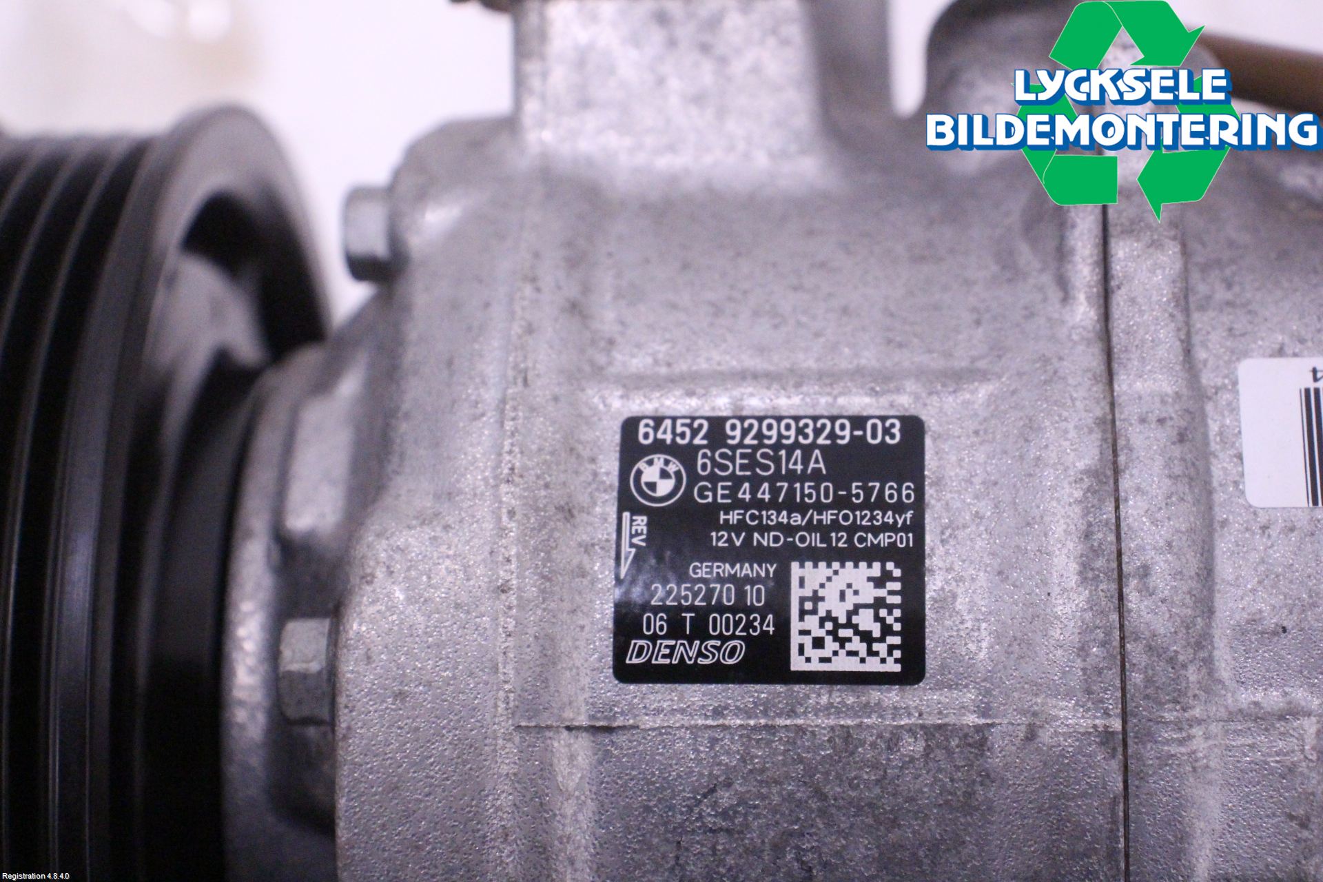 BMW 3 F30/F31/F80 12-19 Ac Kompressor