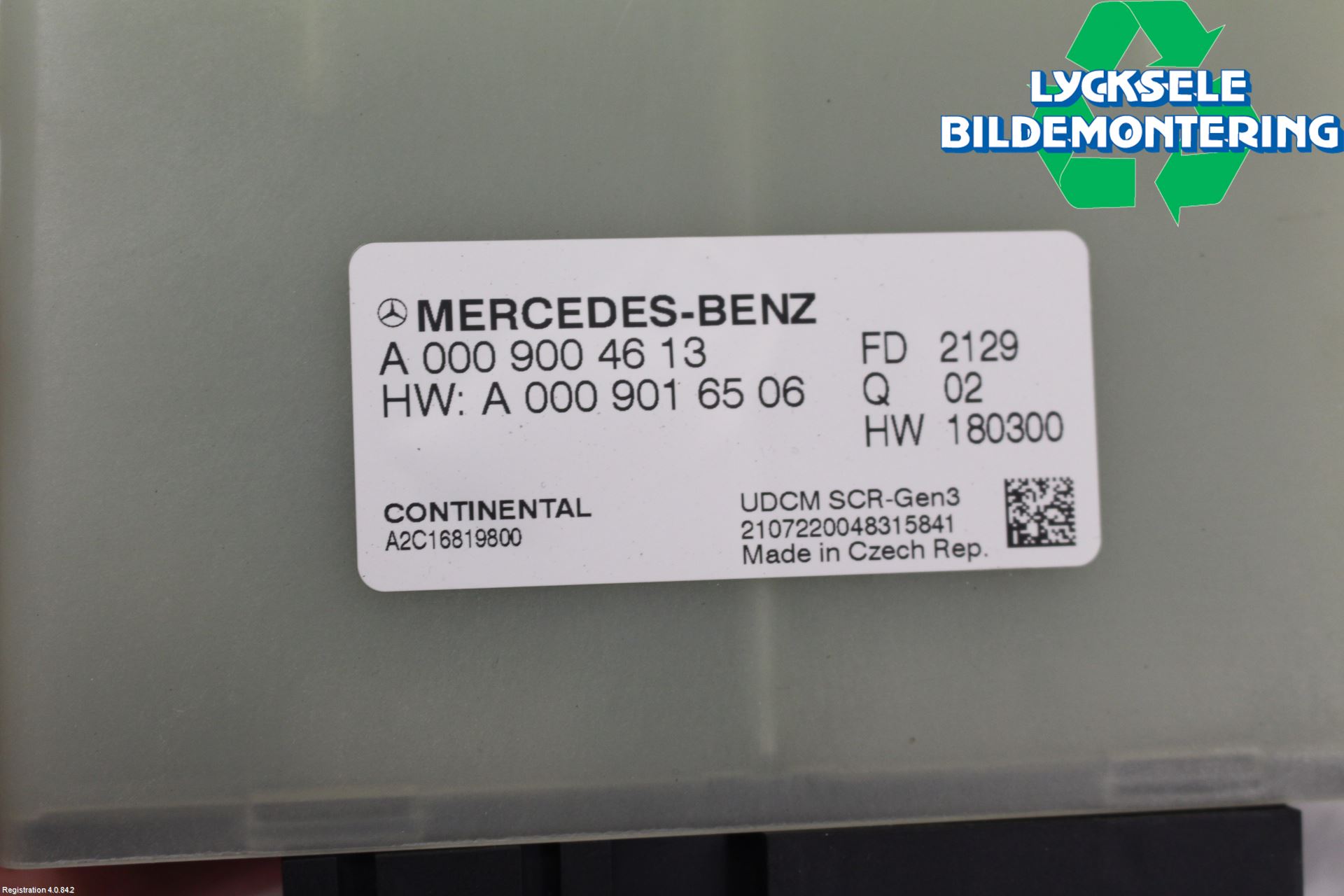 Mercedes-Benz MB GLE-KLASS (W167/V167/C167) 19- Styrenhet Avgasrening