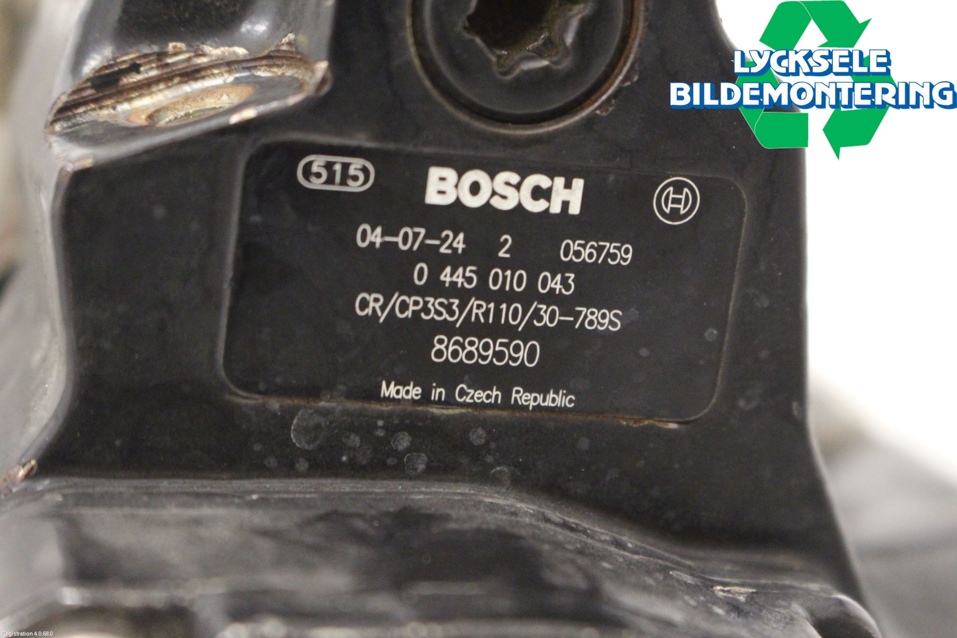 Volvo V70 05-08 Bränsle Insppump Diesel