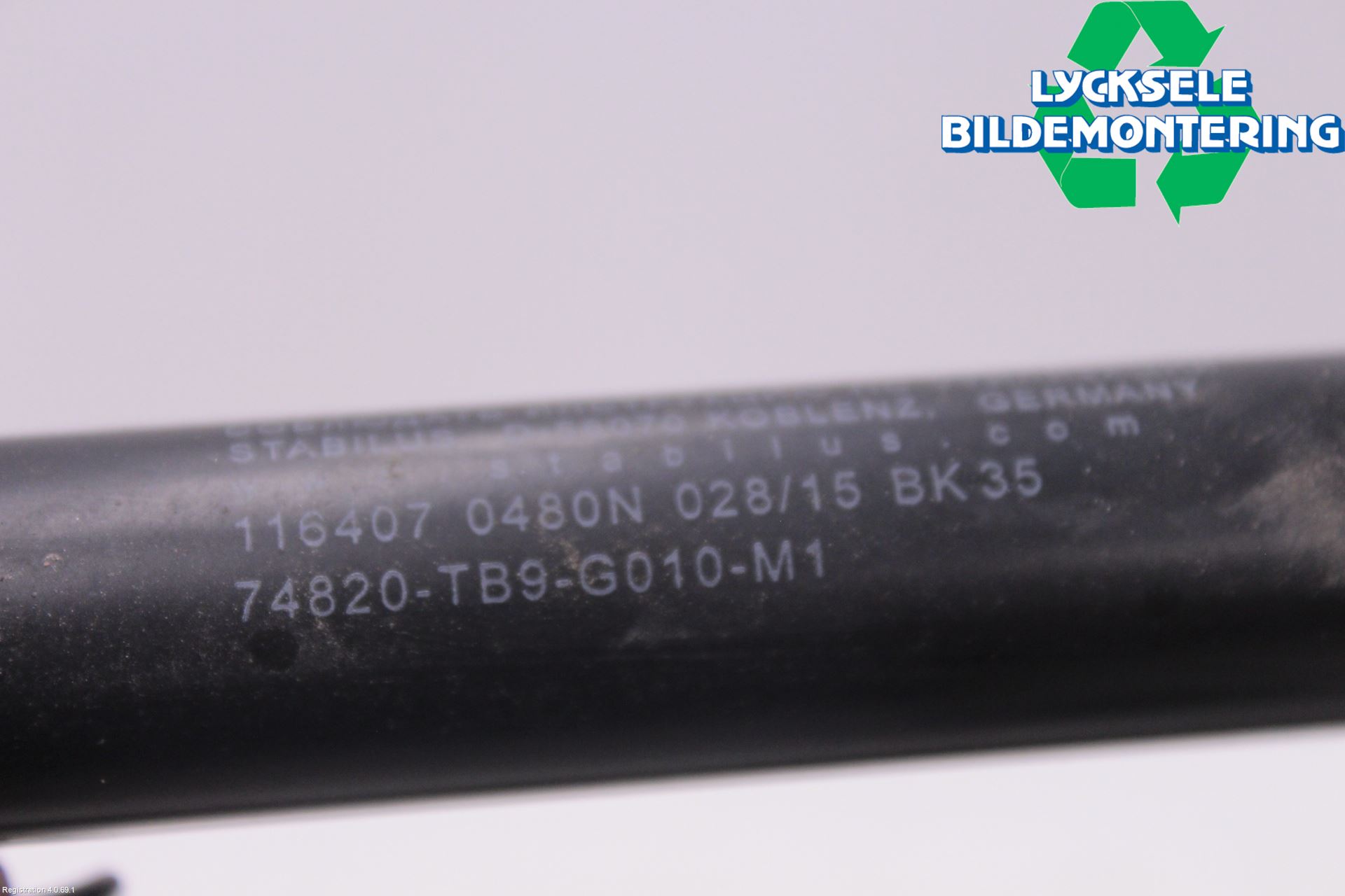 Honda CIVIC 12-16 Gasfjäder Baklucka