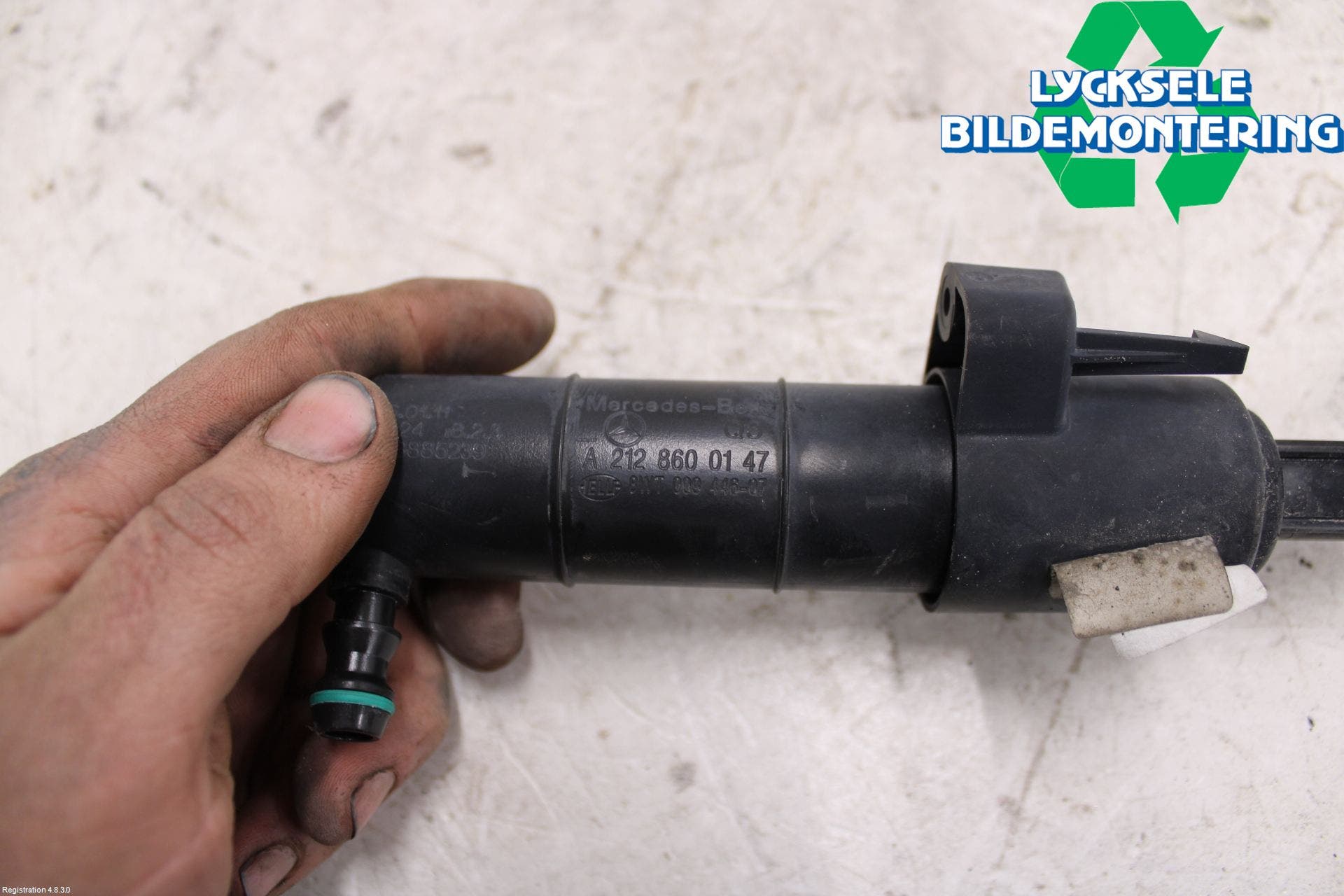 Mercedes-Benz MB E-KLASS (W212) 09-16 Spolarmunstycke Strålkastare