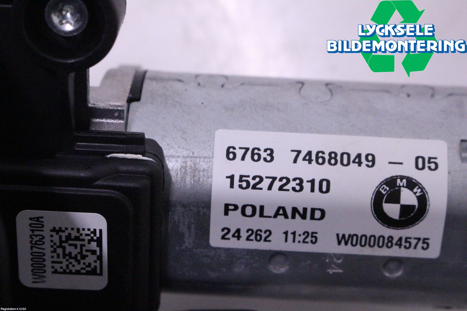 BMW 3 G20/G21/G80/G81 19- Torkarmotor Baklucka