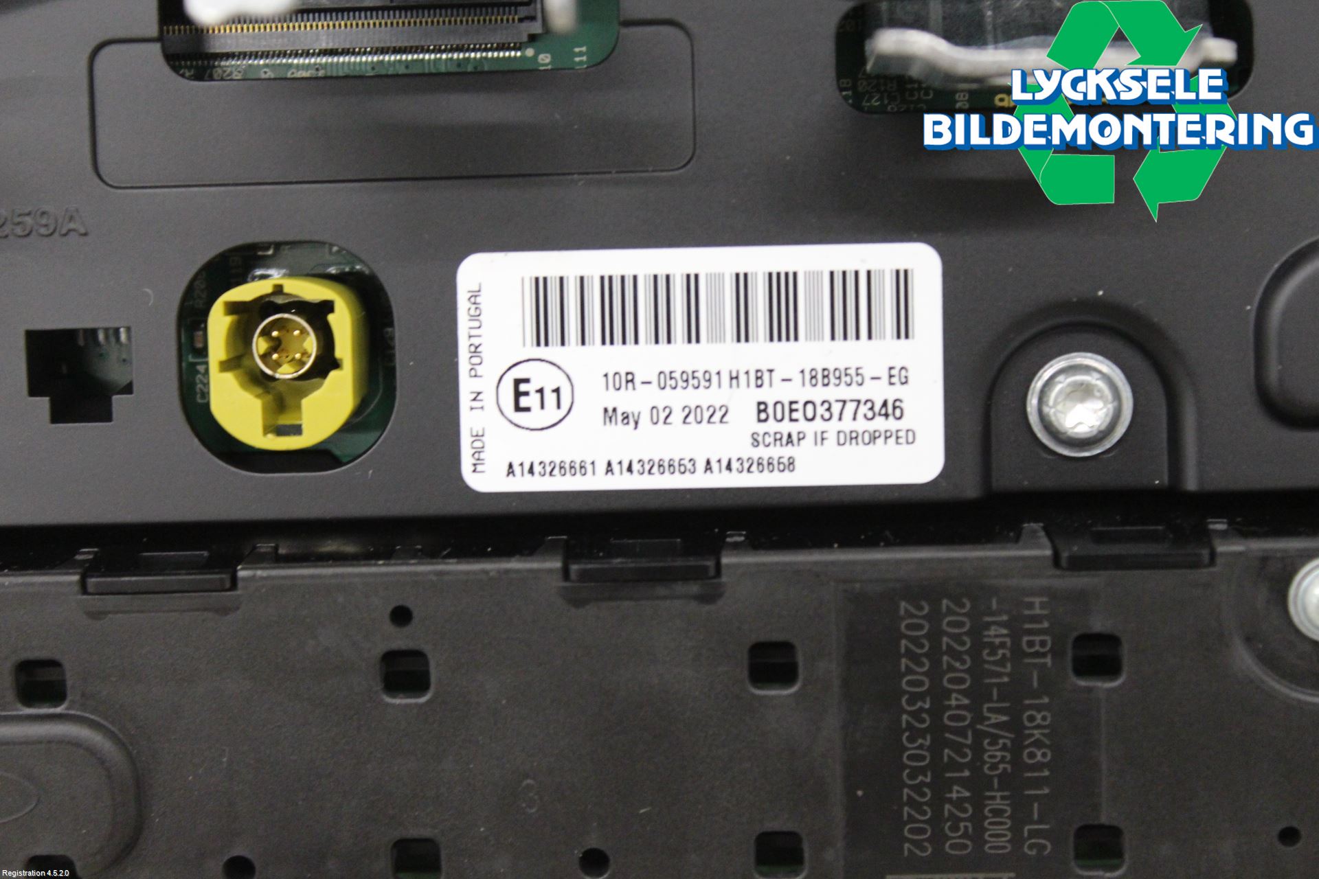 Ford TRANSIT/TOURNEO CONNECT 22- Multifunktionsdisplay