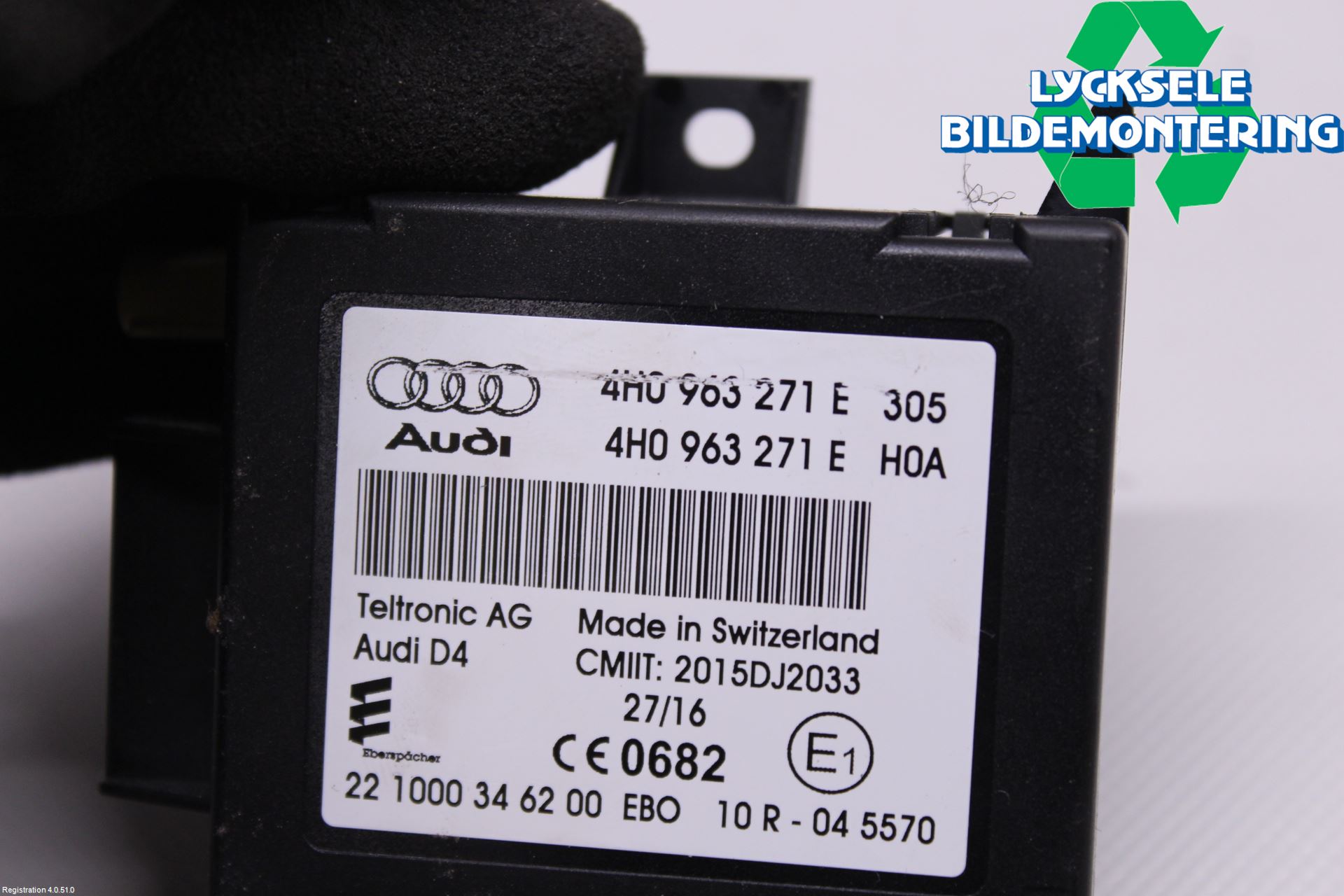 Audi A6/S6 4G 11-18 Styrenhet Bensin-Dieselvärmare