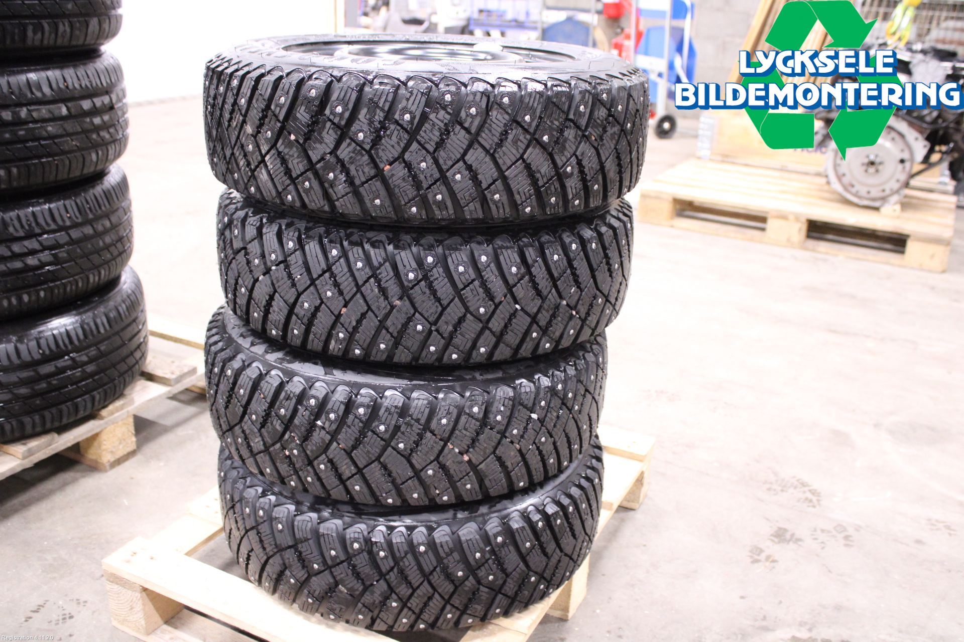 Hyundai i10 LA 20- Vinterdäck Plåtfälg 4St