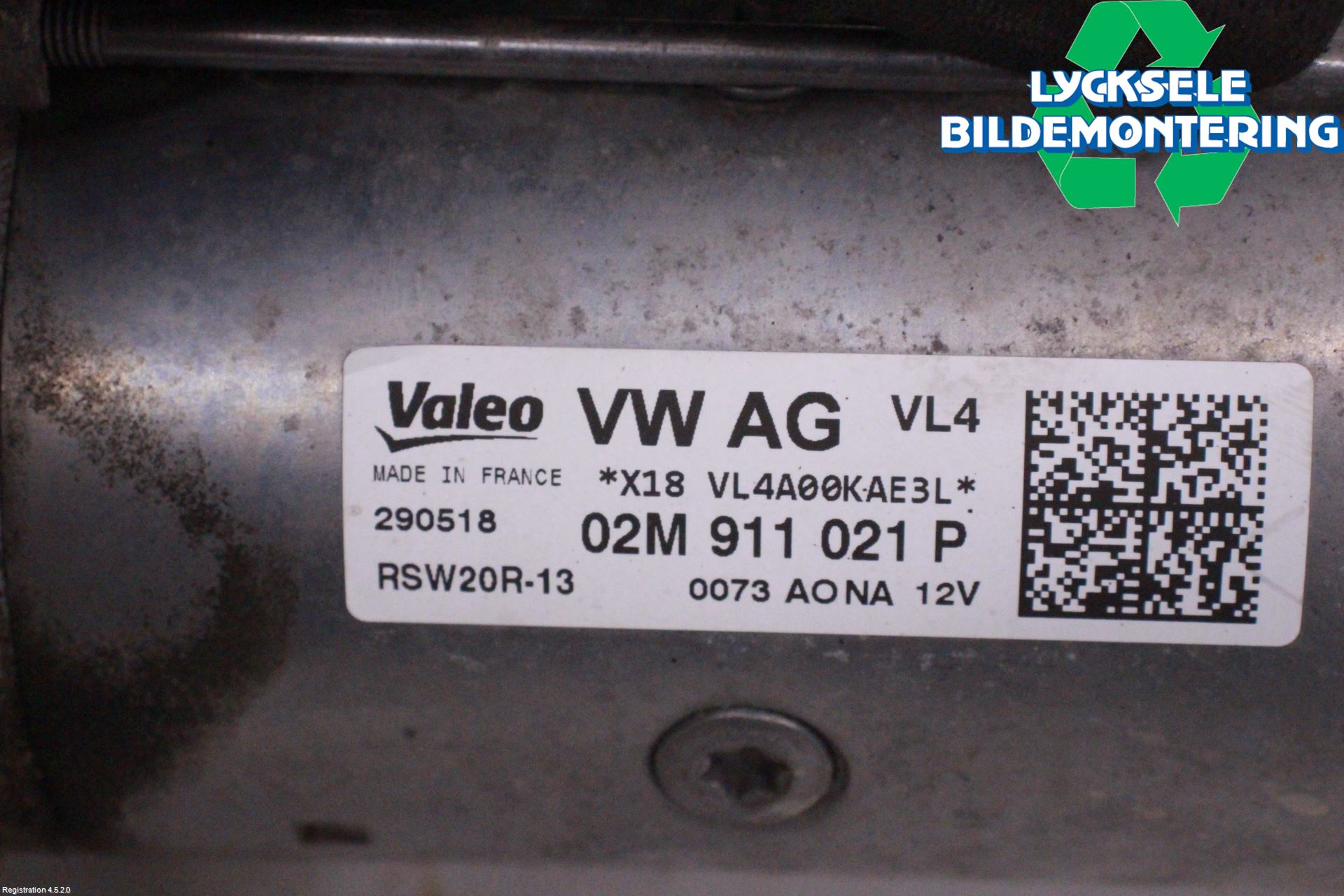 Volkswagen VW CRAFTER II / E-CRAFTER 17- Startmotor Diesel