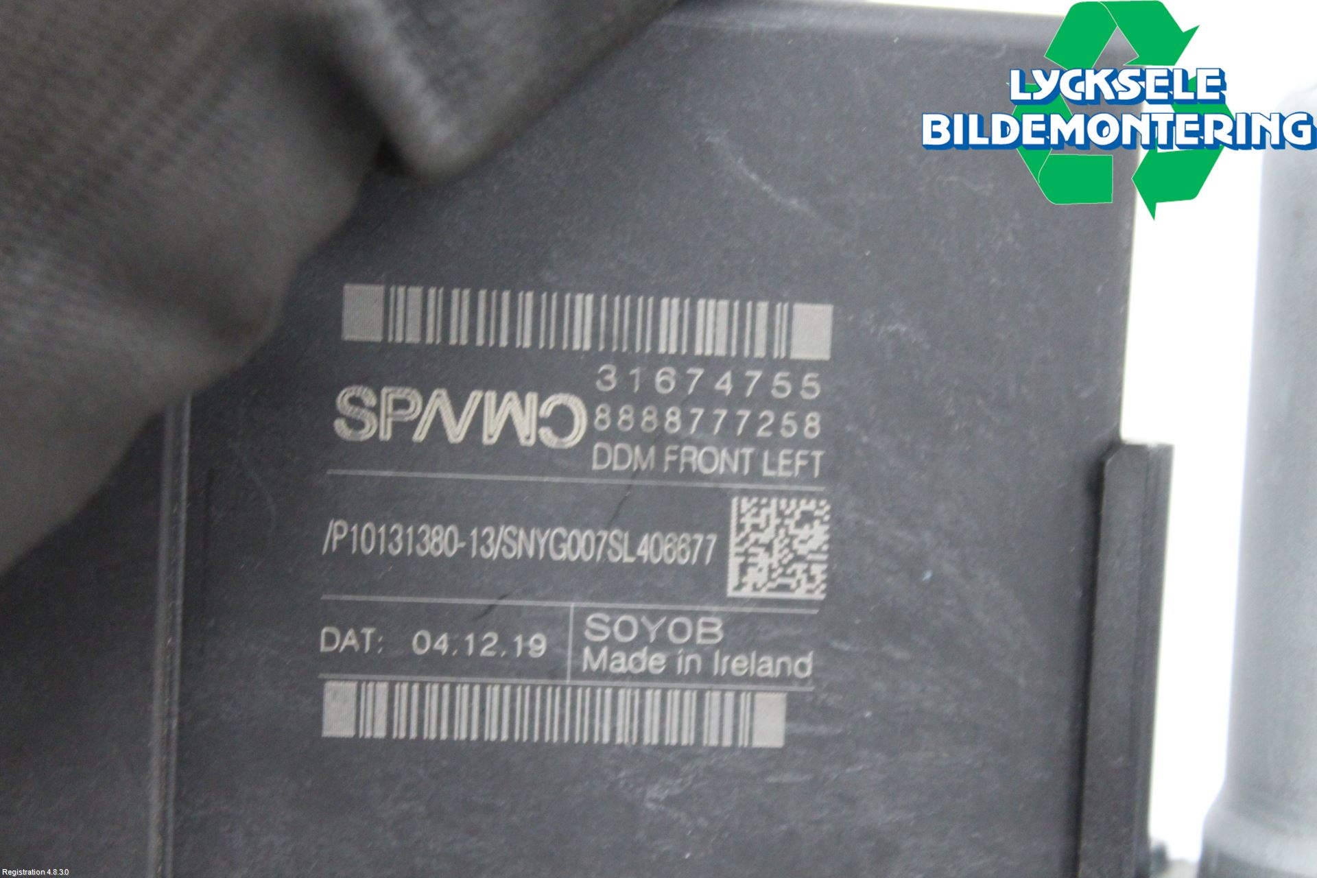 Volvo V60 19- Fönsterhissmotor