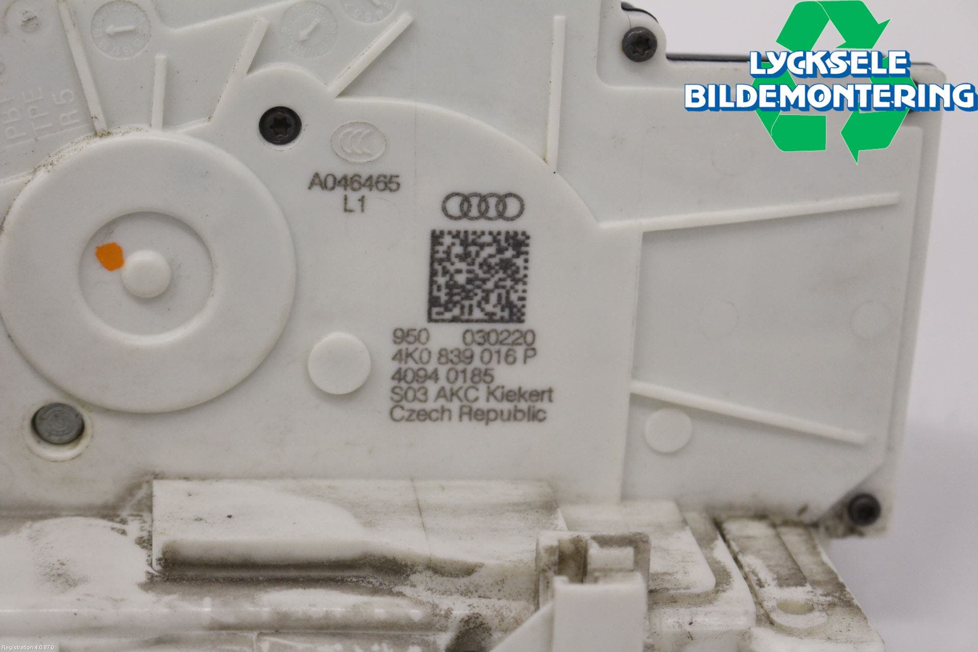 Audi E-TRON, S GE 19- Låskista-Dörrlås