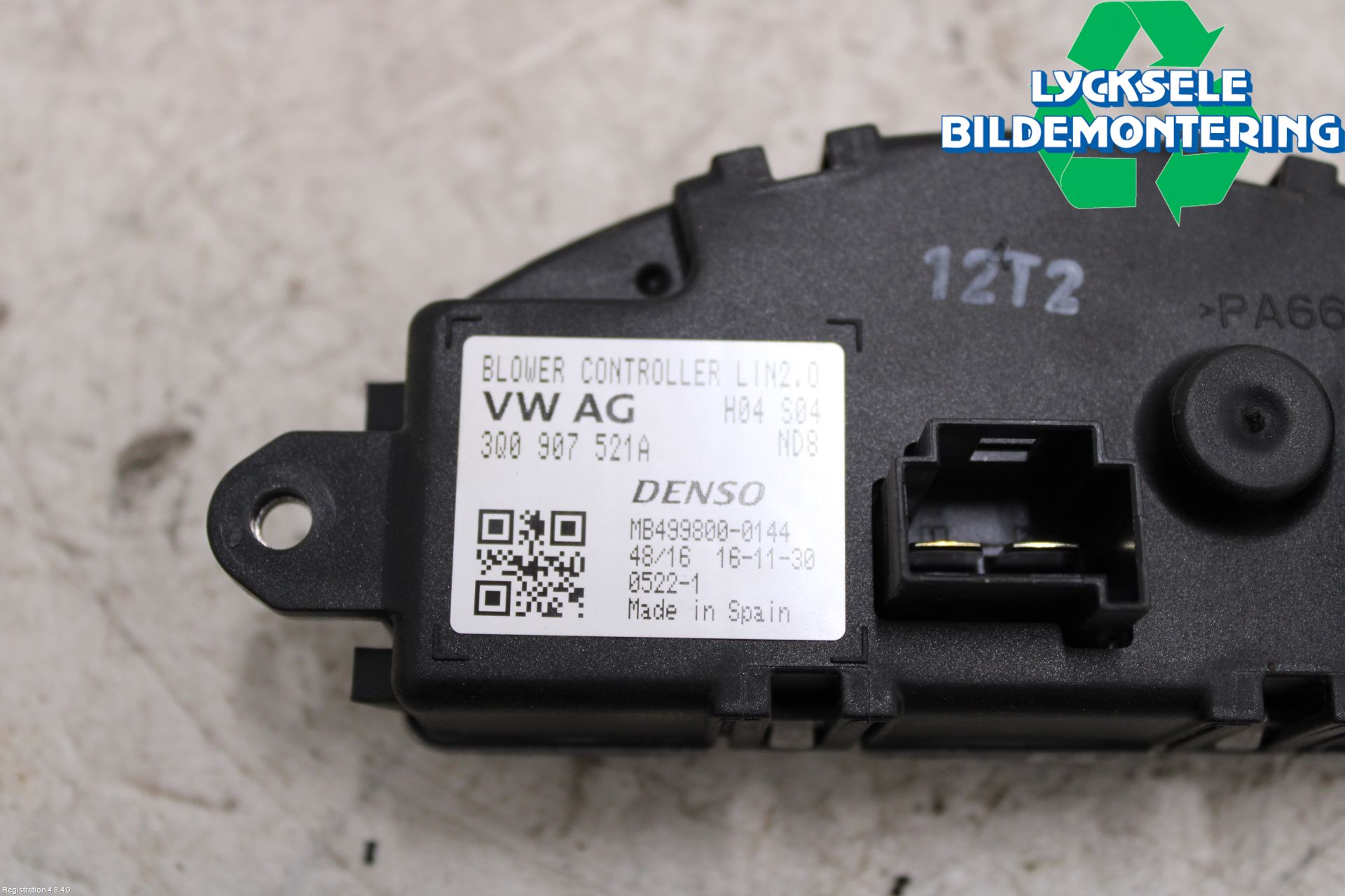 Volkswagen VW PASSAT 15-19 Värmefläktsmotstånd