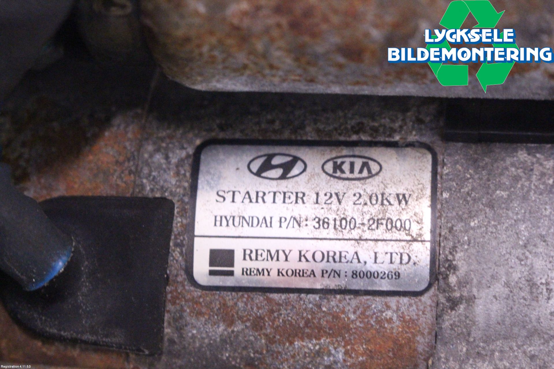 Hyundai SANTA FE  06-12 Startmotor Diesel