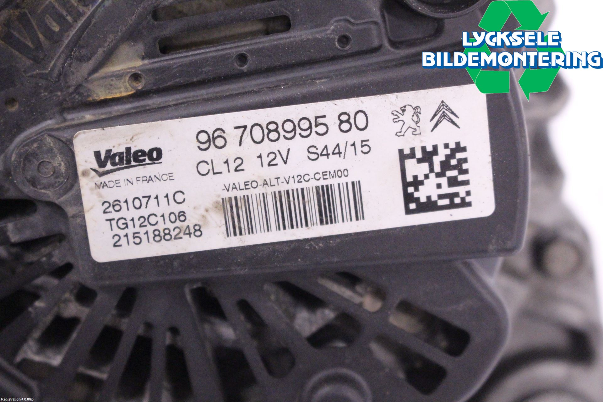 Peugeot 2008 13-20 Generator