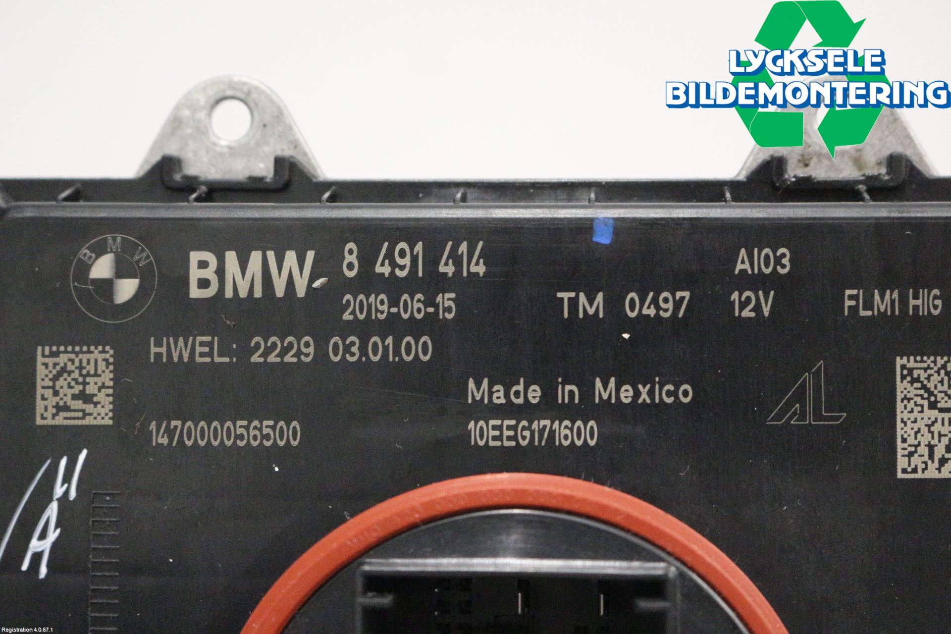 BMW X3 G01 18- Styrenhet Strålkastare