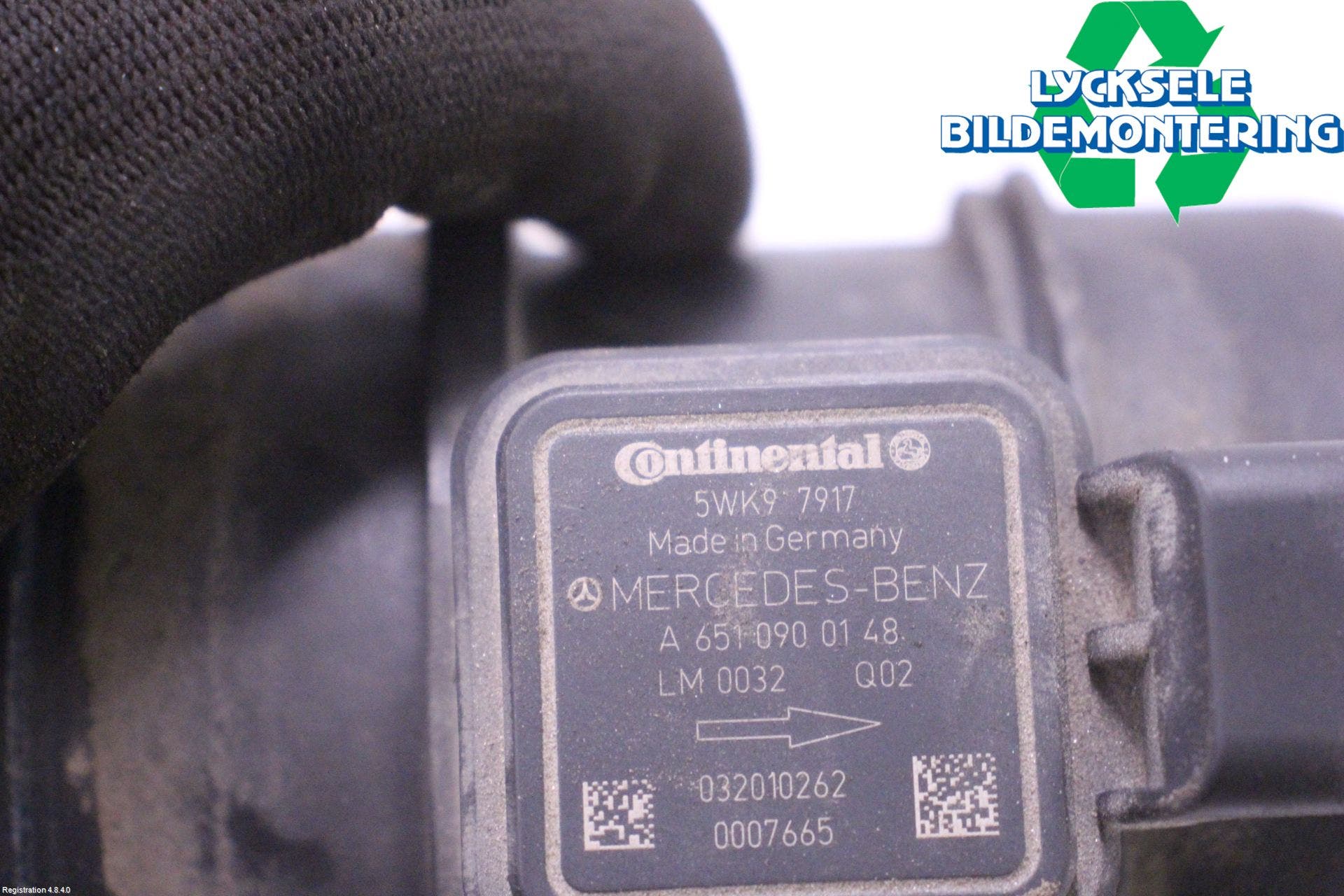 Mercedes-Benz MB C-KLASS (W204) 07-15 Injluftmassamätare