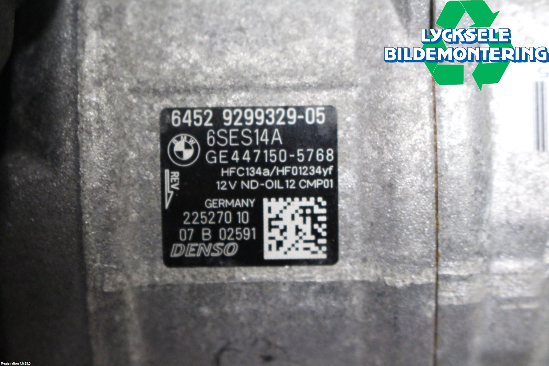 BMW 3 F30/F31/F80 12-19 Ac Kompressor