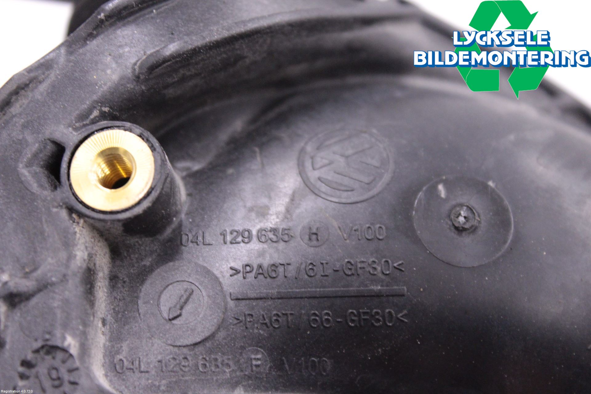 Audi A4/S4 B9 20- Laddluft-Intercoolerrör