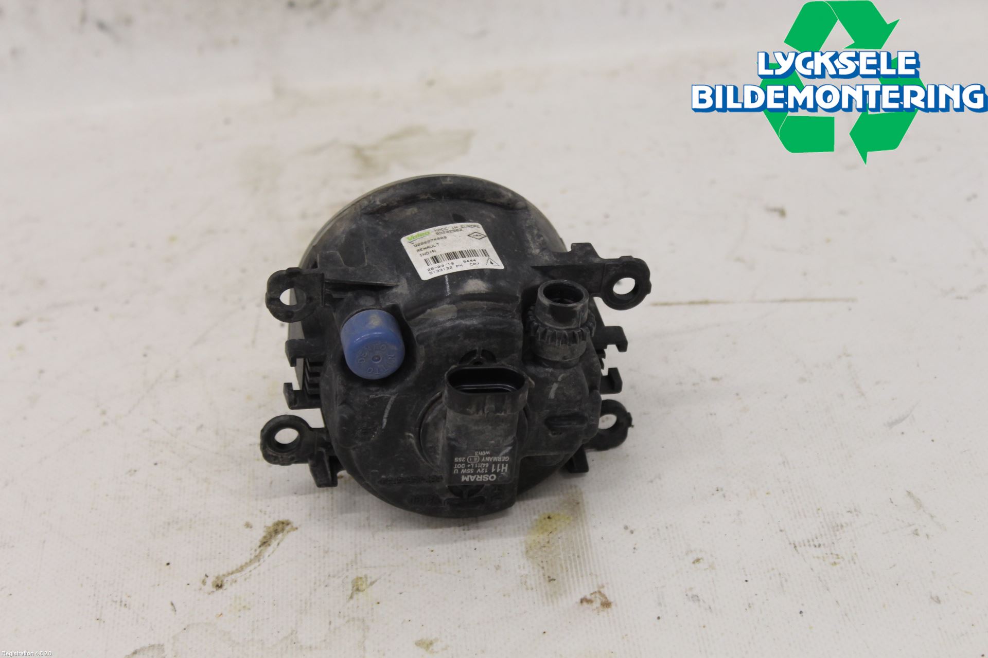 Renault LAGUNA III 08-10 Dimljus-Varselljus Fram