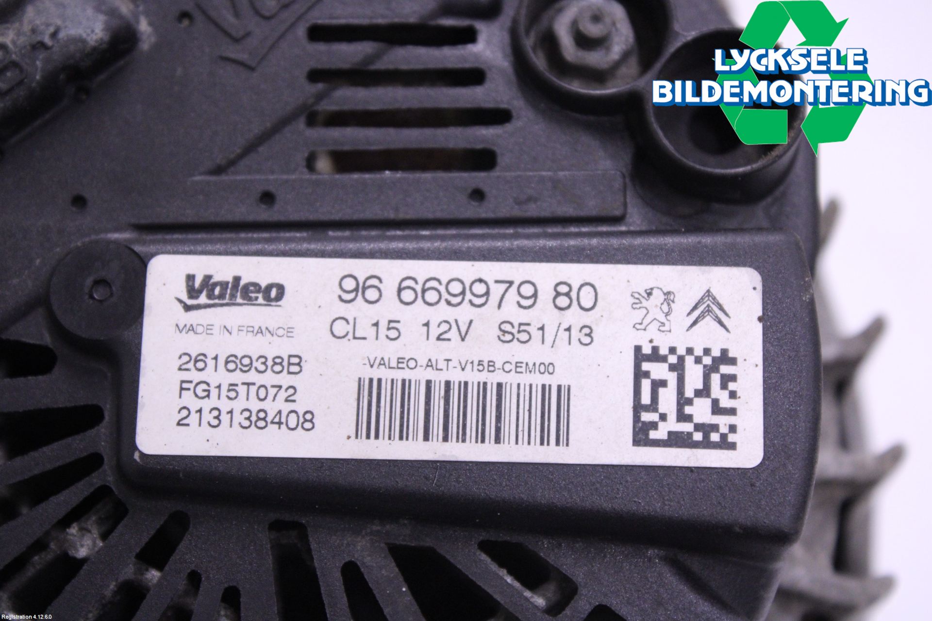 Peugeot 308 14-21 Generator