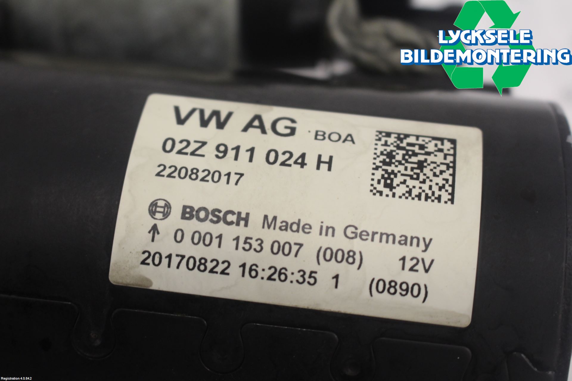 Volkswagen VW CADDY 16-20 Startmotor Diesel