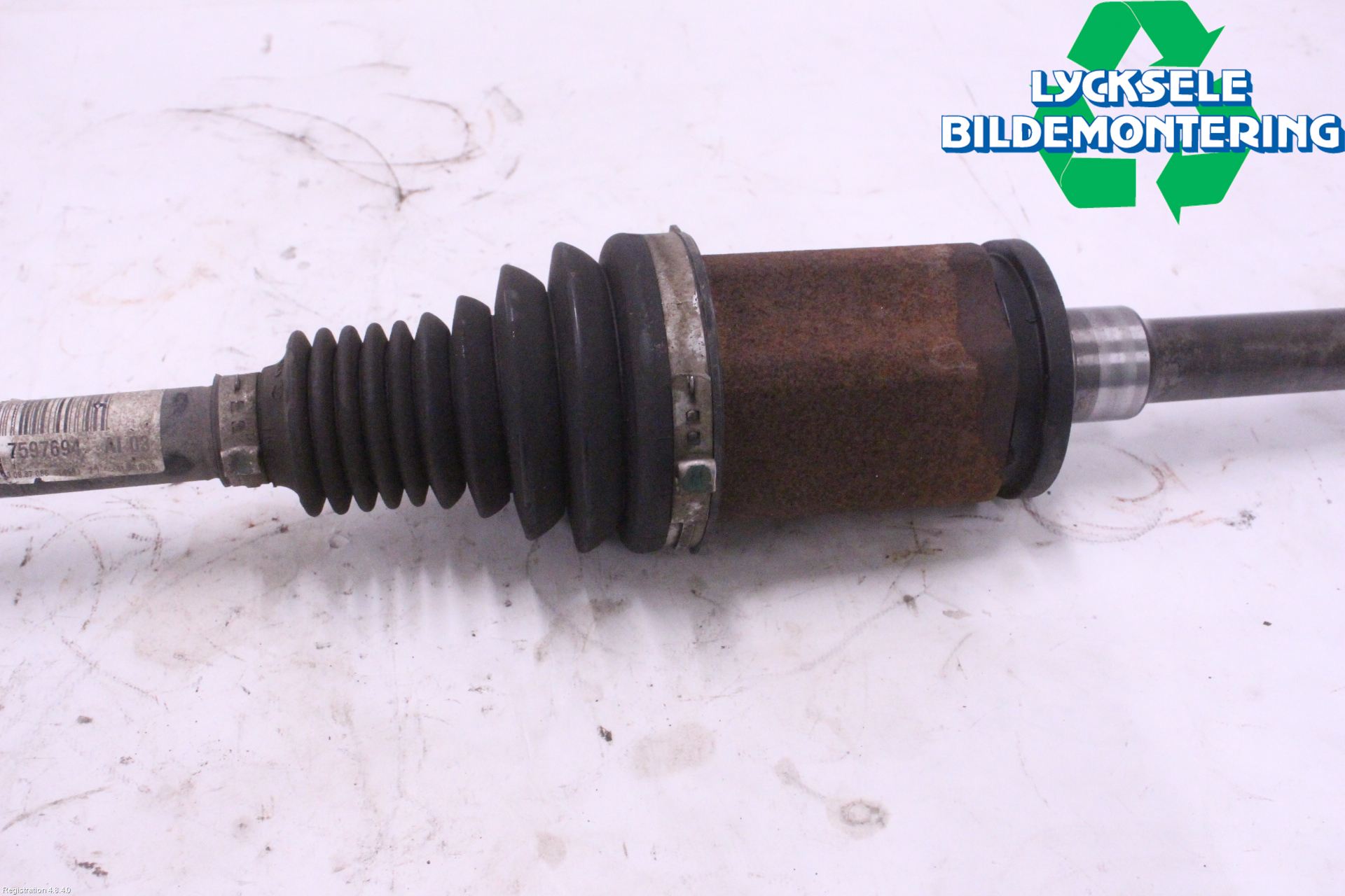 BMW 3 GT F34 13-19 Drivaxel Fram Höger
