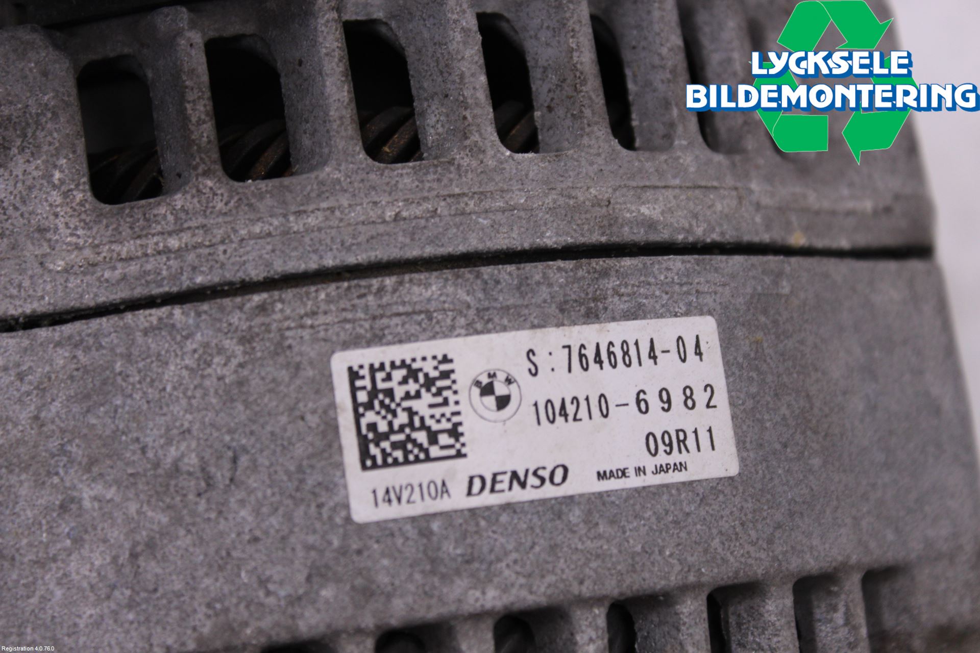 BMW 5 F10/F11/F18 09-17 Generator