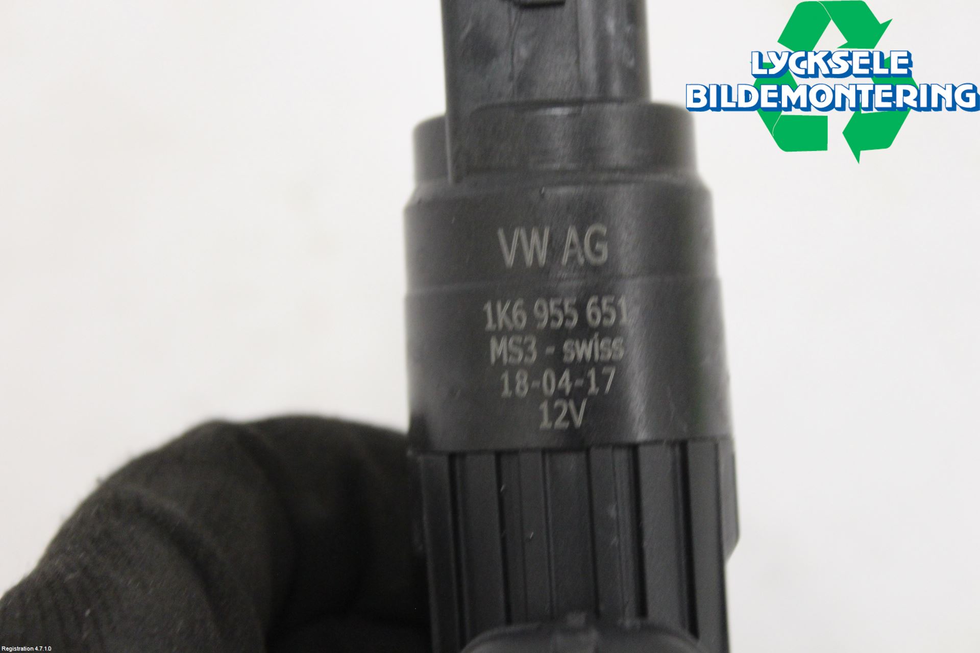 Volkswagen VW GOLF / E-GOLF VII 13-20 Spolarpump Vindruta
