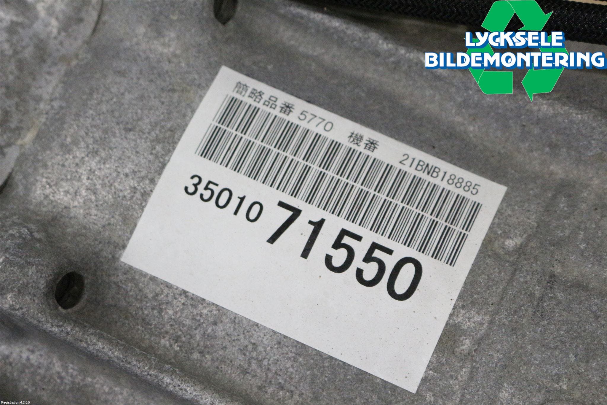 Toyota HILUX 16- Växellåda Automat