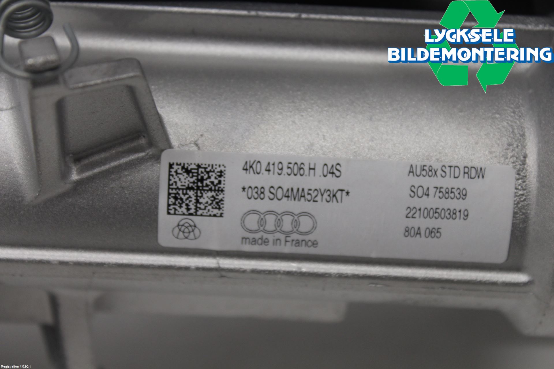 Audi A6 F2/C8 19- Rattaxelagg Justerbart