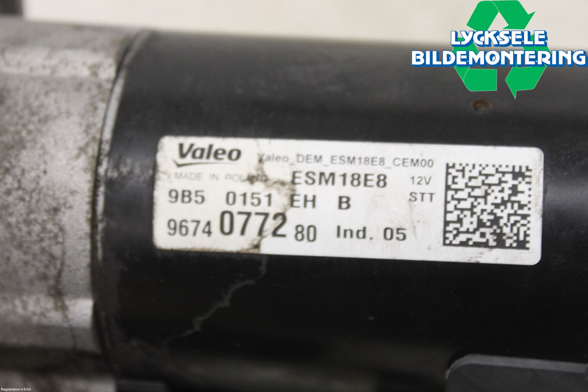 Peugeot 308 14-21 Startmotor