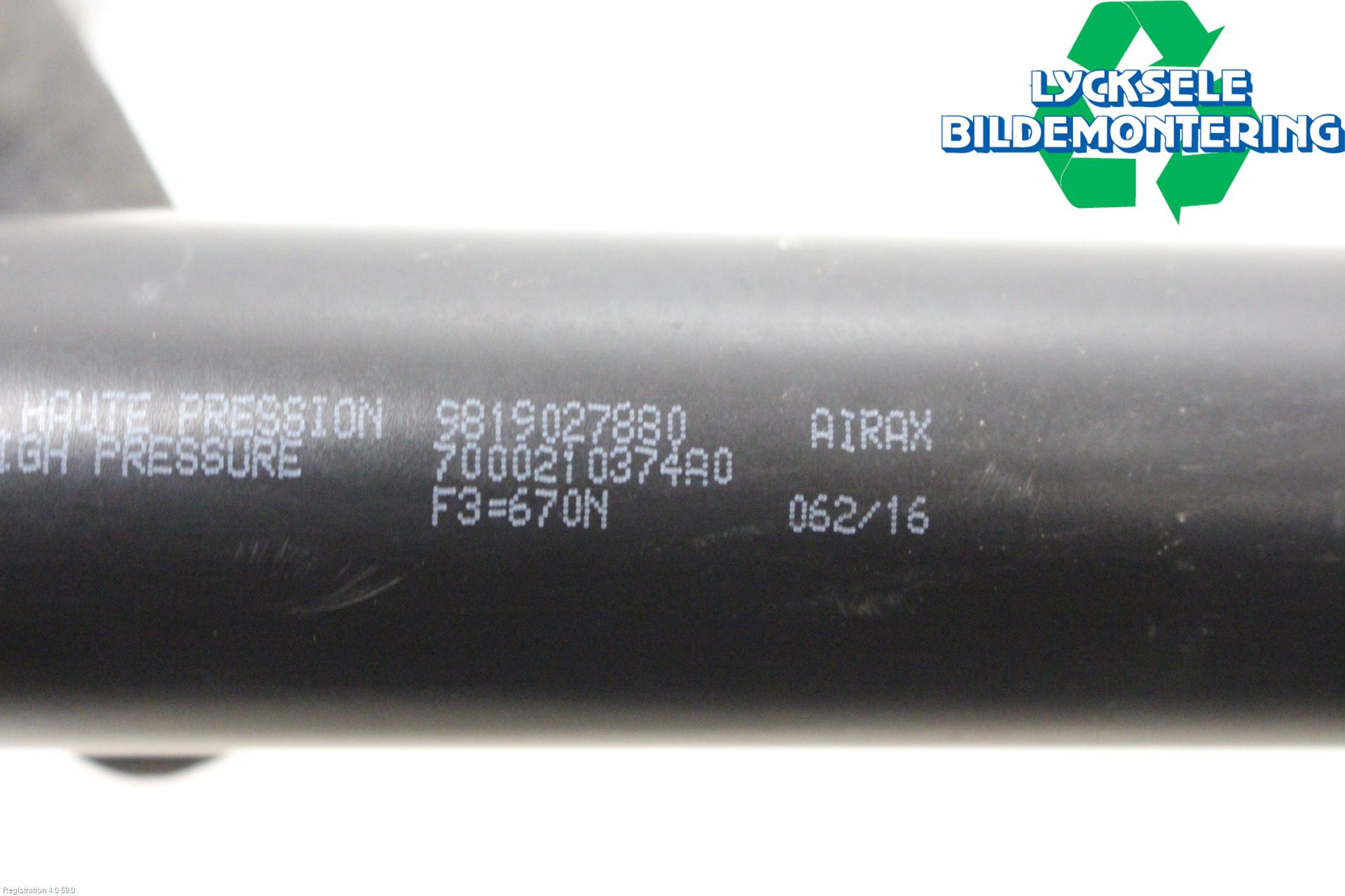 Citroen BERLINGO 08-18 Gasfjäder Baklucka