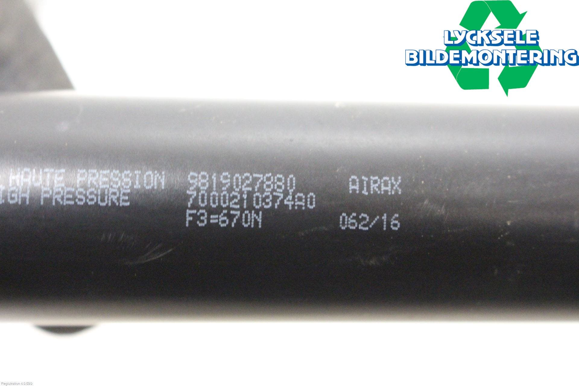 Citroen BERLINGO 08-18 Gasfjäder Baklucka