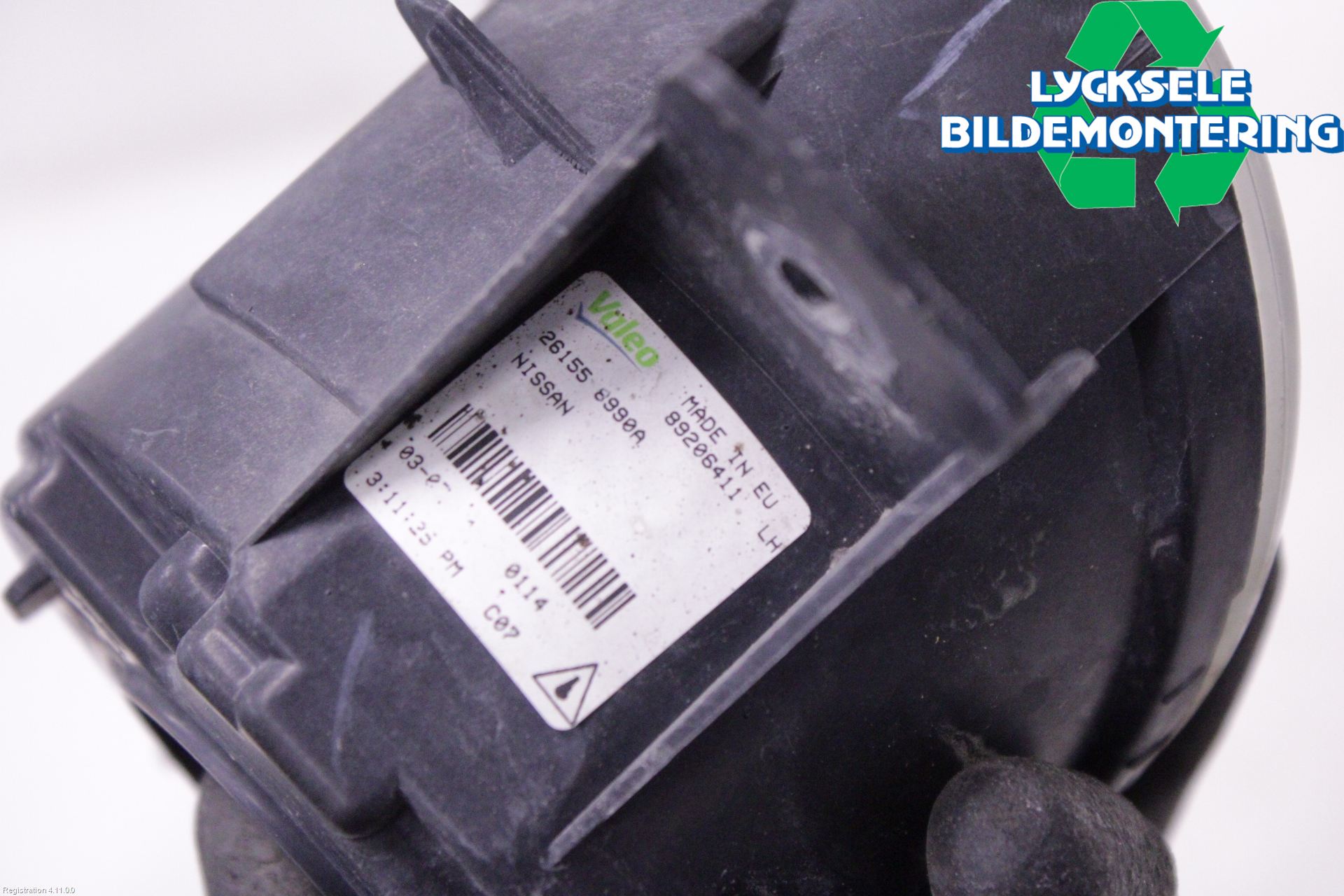 Nissan QASHQAI 10-14 Dimljus-Varselljus Fram