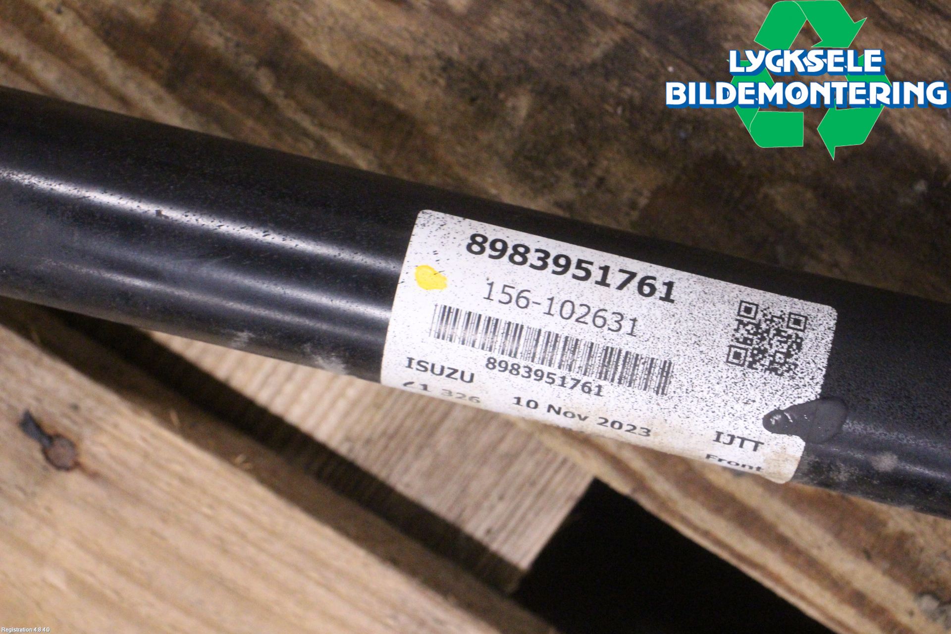 Isuzu D-MAX Mellanaxel Främre 4Wd