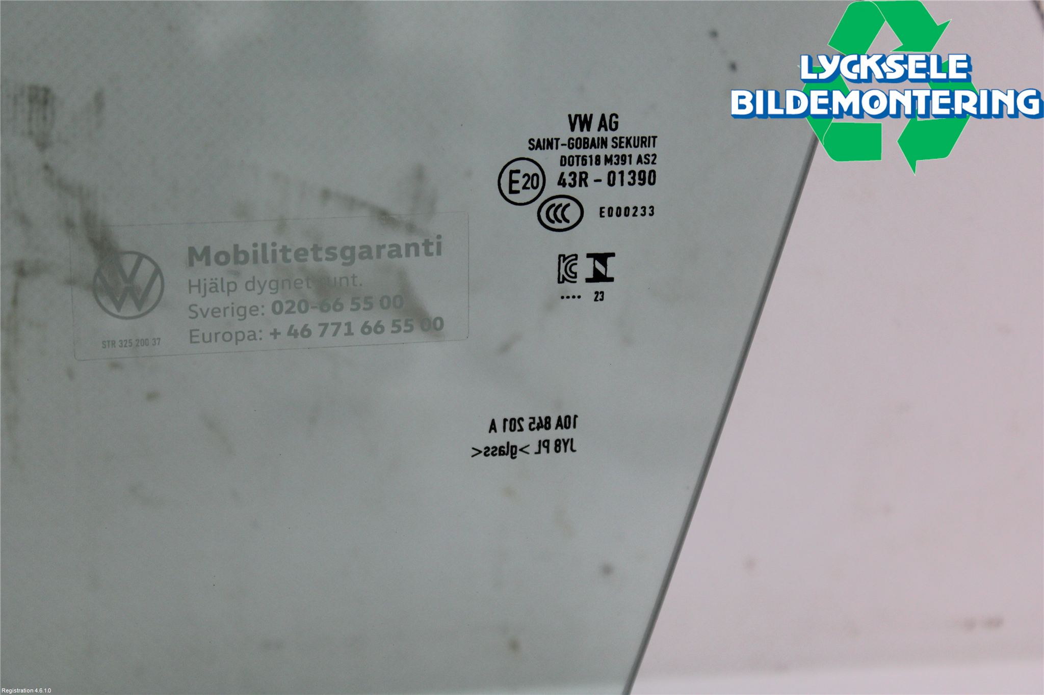 Volkswagen VW ID.3 21- Dörruta Fram Vänster